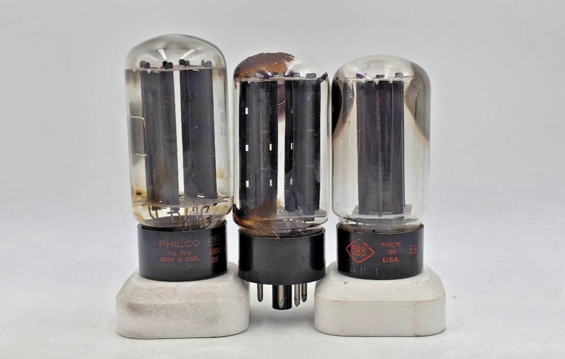 5U4GB 3 Tubes Black Plates (New Old Stock) Test New 1 Year Warranty