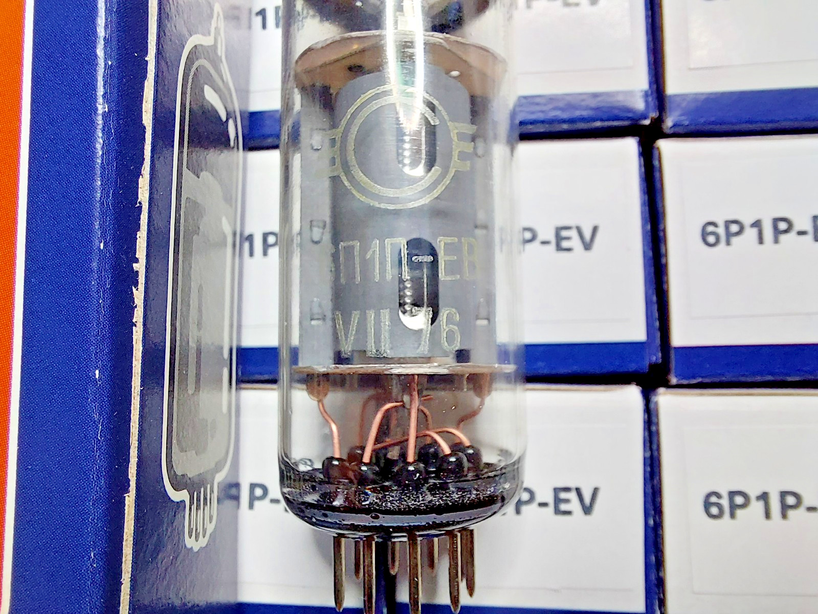 4x 6P1P-EV (6П1П-ЕВ) SVETLANA 6P1 Pentode Same Date NOS TUBES