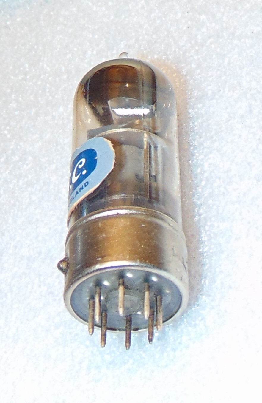 RARE METAL BASE TUBE CV3884 ECC87 ECC40 GEC DECAL HOLLAND MADE HIGHEST QUALITY