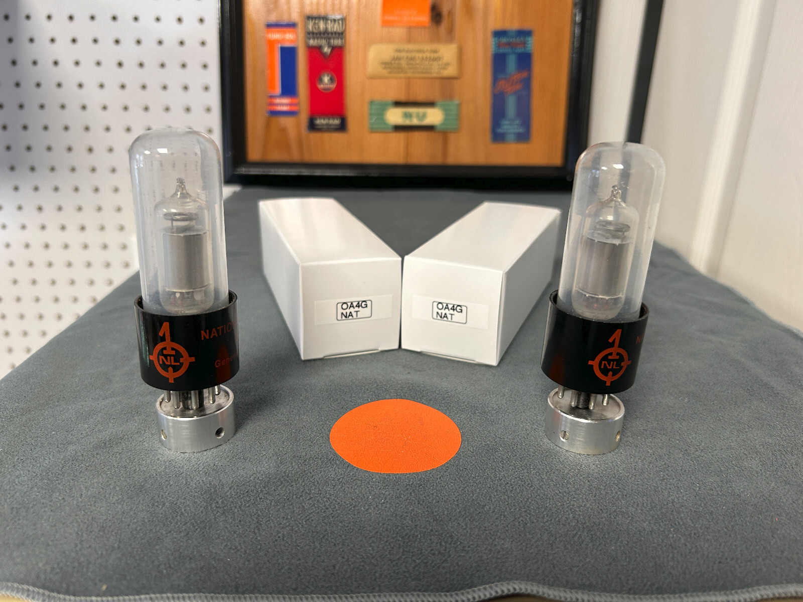 Pair of National Electronics OA4G Tubes – NOS – Triplett Verified – See Pictures