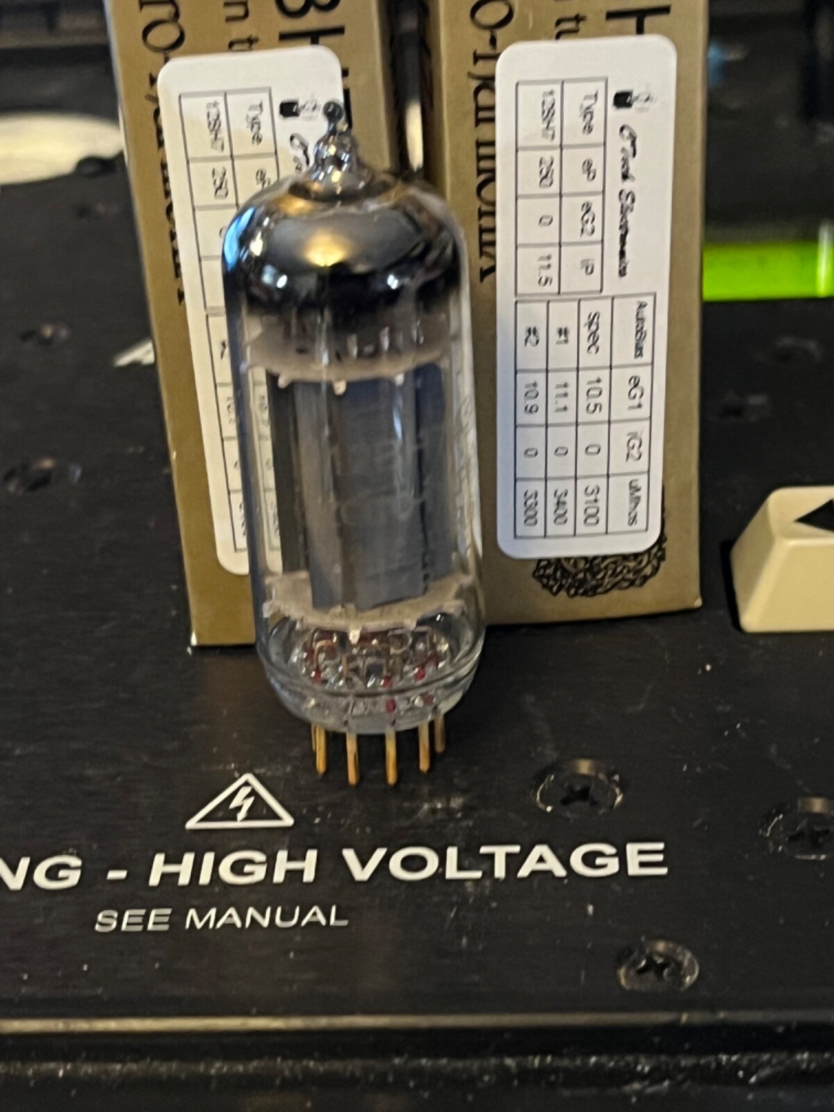 Electro-Harmonix EH 12BH7 12BH7A Gold Pin Amplitrex Matched Pair for Tube Amps