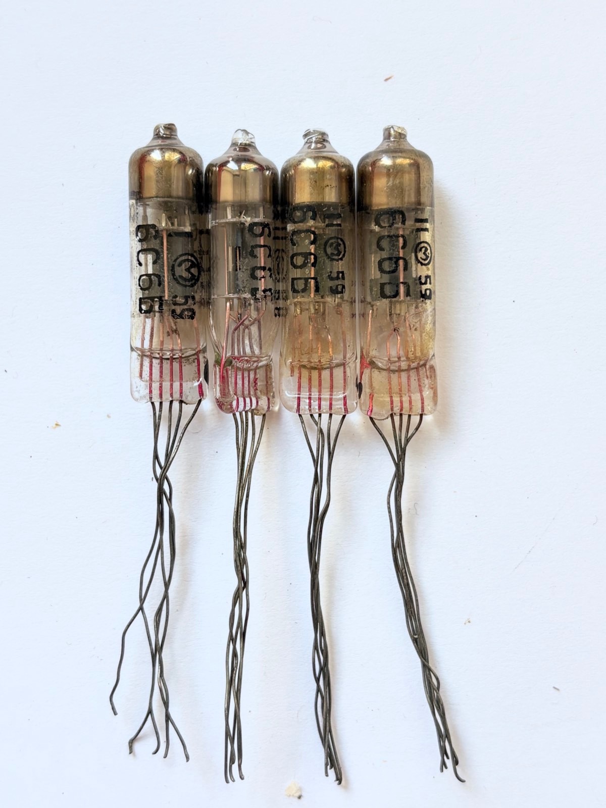 4PCS 6S6B ( 6С6Б ) Hi-durable Miniature Audio Triode MELZ Tubes! NOS! OTK!