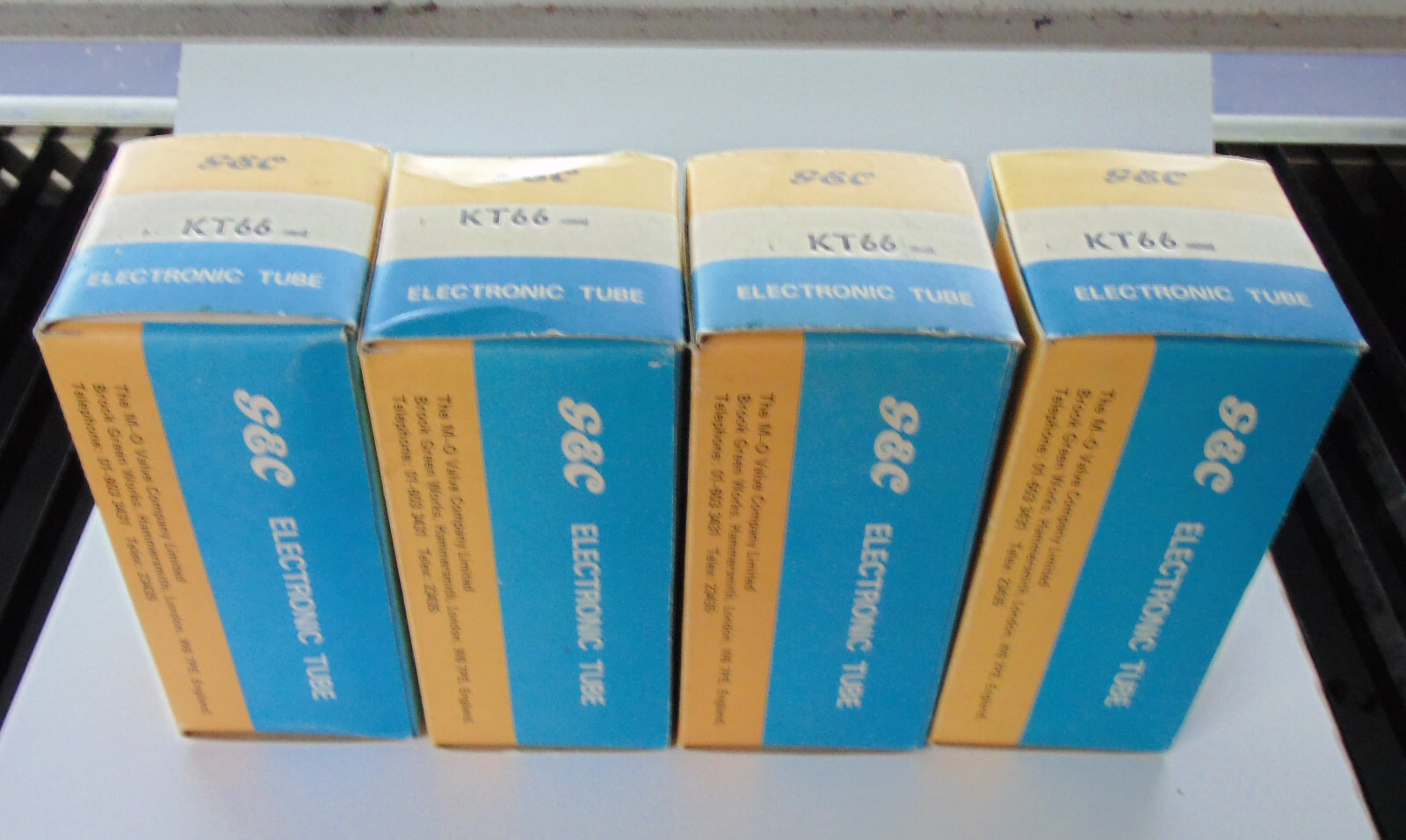 GEC KT66 tube QUAD same batch NIB NOS