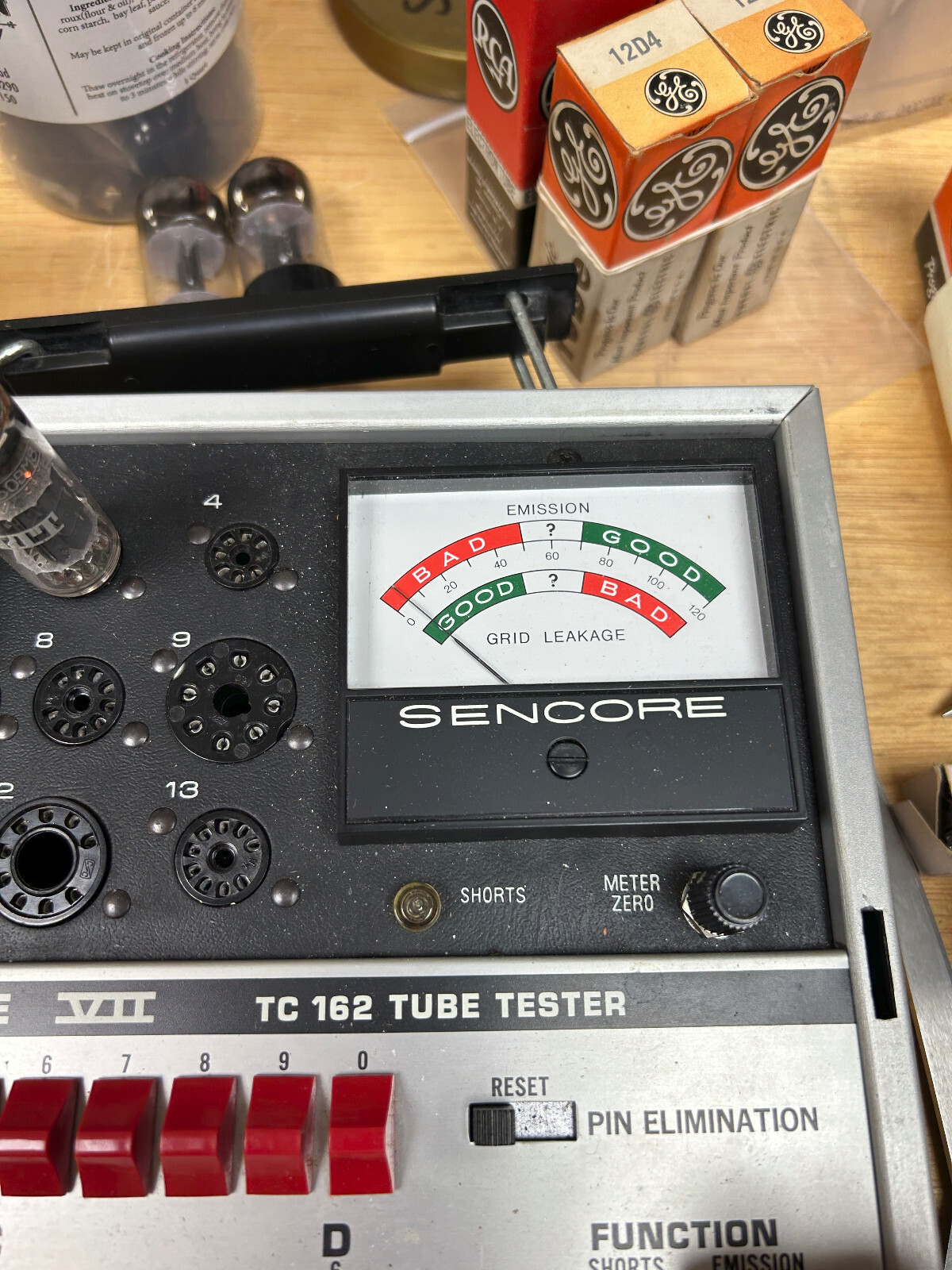 Pair of ITT (Japan) 50BM8 Tubes – NOS NIB – Sencore TC162 Test