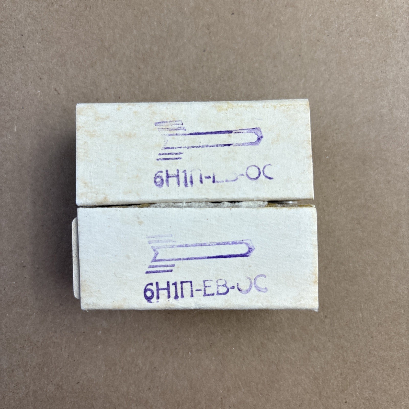 2 PC 6N2P-EV-OS (6Н2П-ЕВ-ОС, 6CC41) / NEW / BATCH / SILVER SHIELD / US STOCK