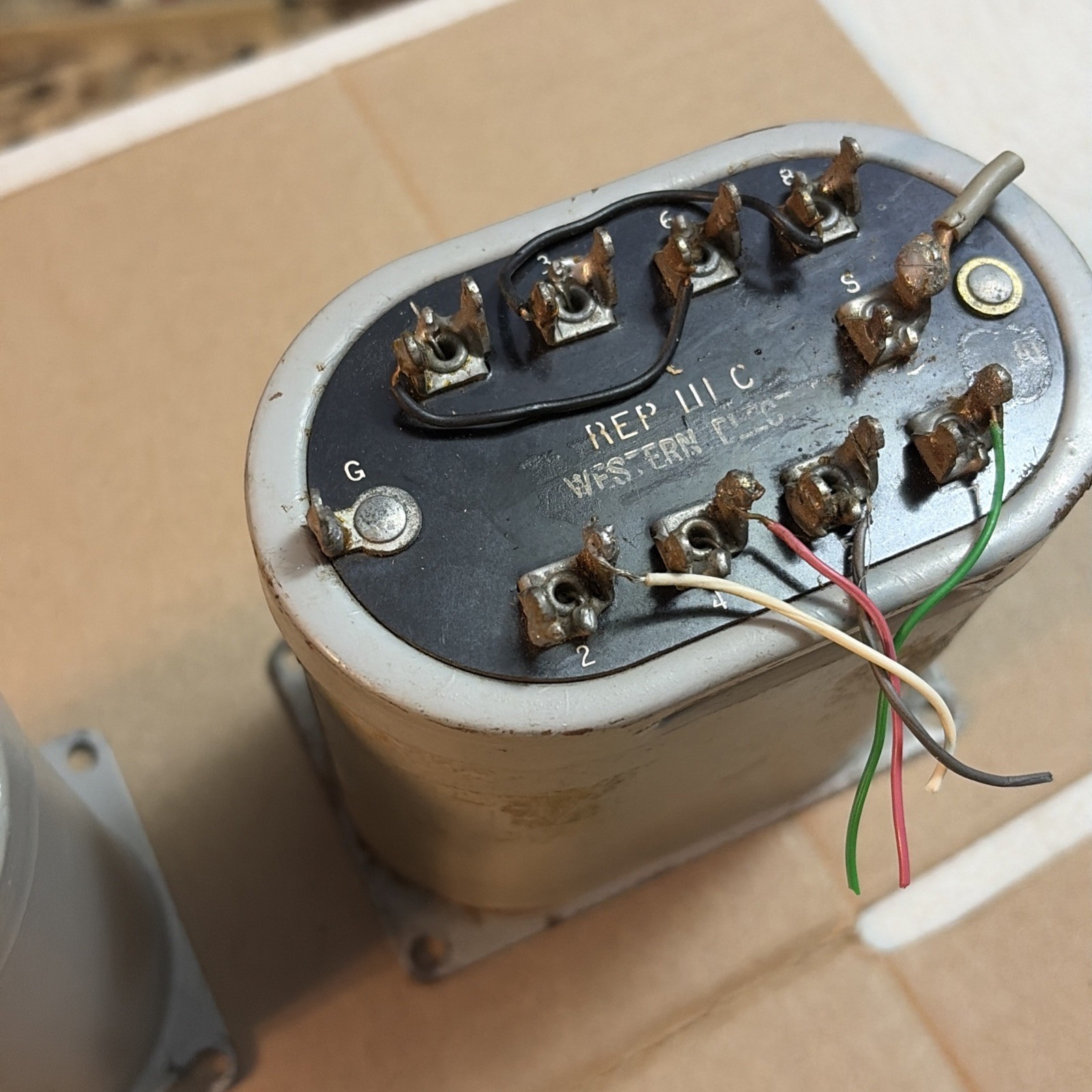 Pair Vintage Western Electric REP 111 C Audio Transformer Tube Preamp Sweetener