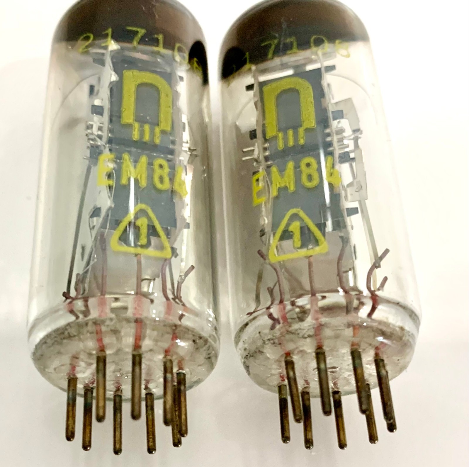 EM84 (6E3P) 6FG6 RFT – Magic Eye Indicator Tubes – New – Lot of 2 pcs