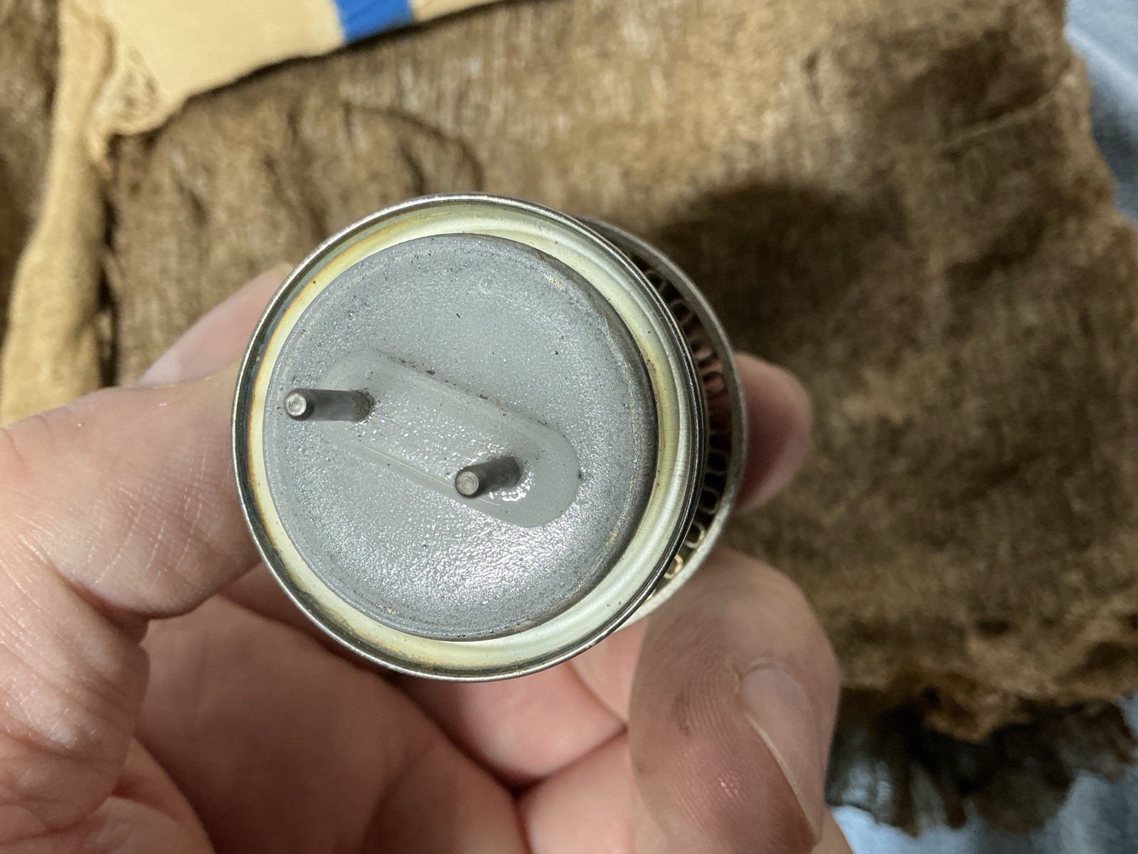 Experimental EIMAC ? Vacuum Tube 7203 NOS transmitting DX232 AM-FM STATION ?