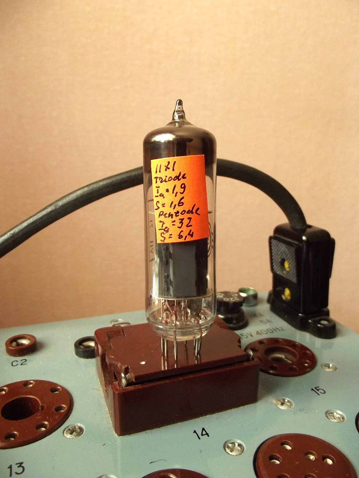 TESTED. 6F3P = ECL82, 6BM8 SVETLANA triode-pentode tube 1971. NOS PCS 1.