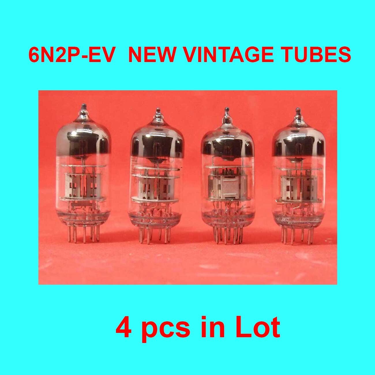 + 4 pcs. NEW 6N2P-EV 6Н2П-ЕВ (Е) USSR vintage TUBES (heater 6v) ~ ECC83~12AX7