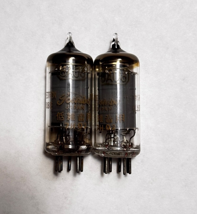 Matched Pair Toshiba 6AU6/6Ж4П/ CV2524 Sharp Cutoff Amplifier Audio Vacuum Tube