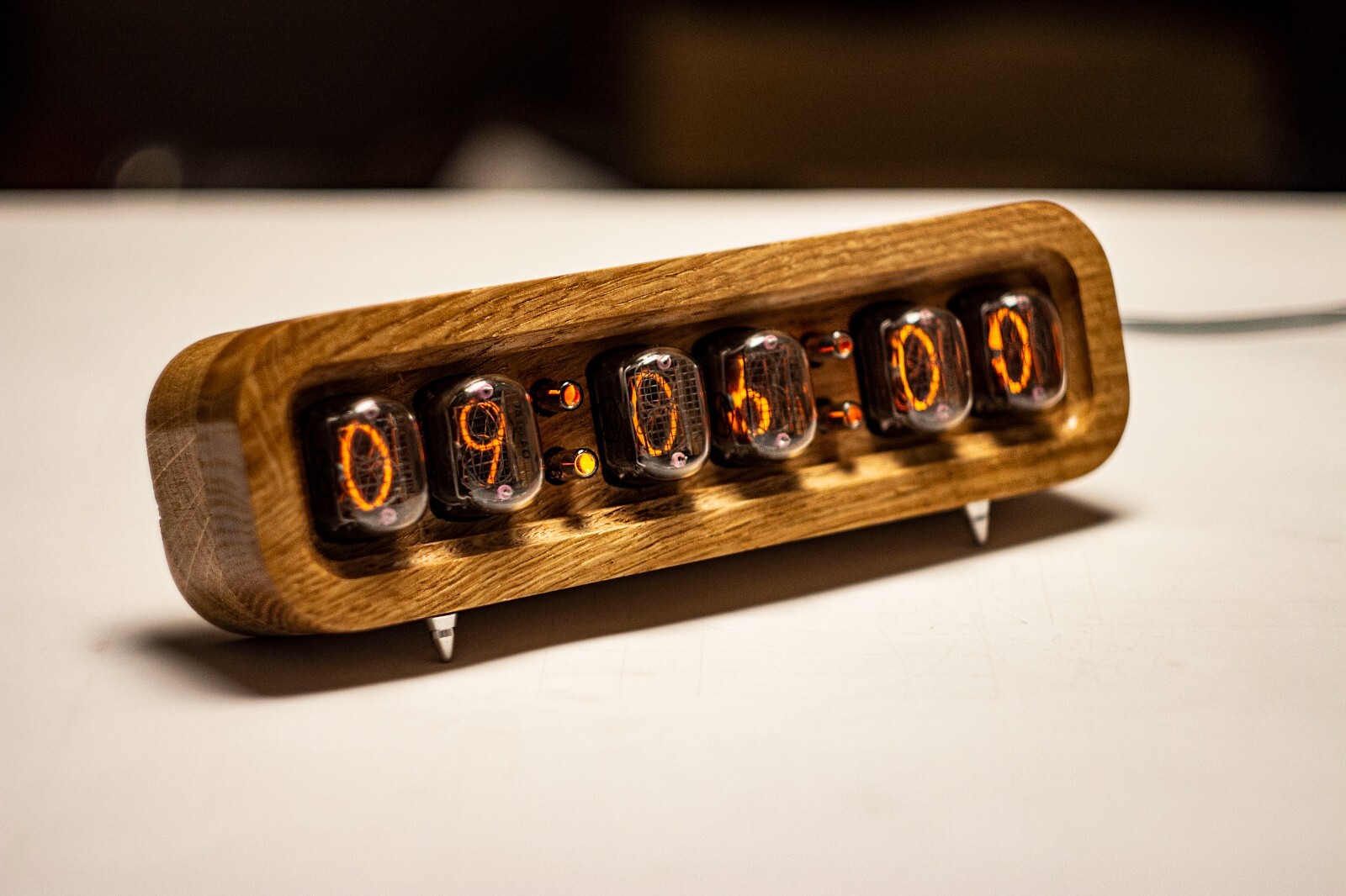 Tube clocks with Soviet indicators IN12