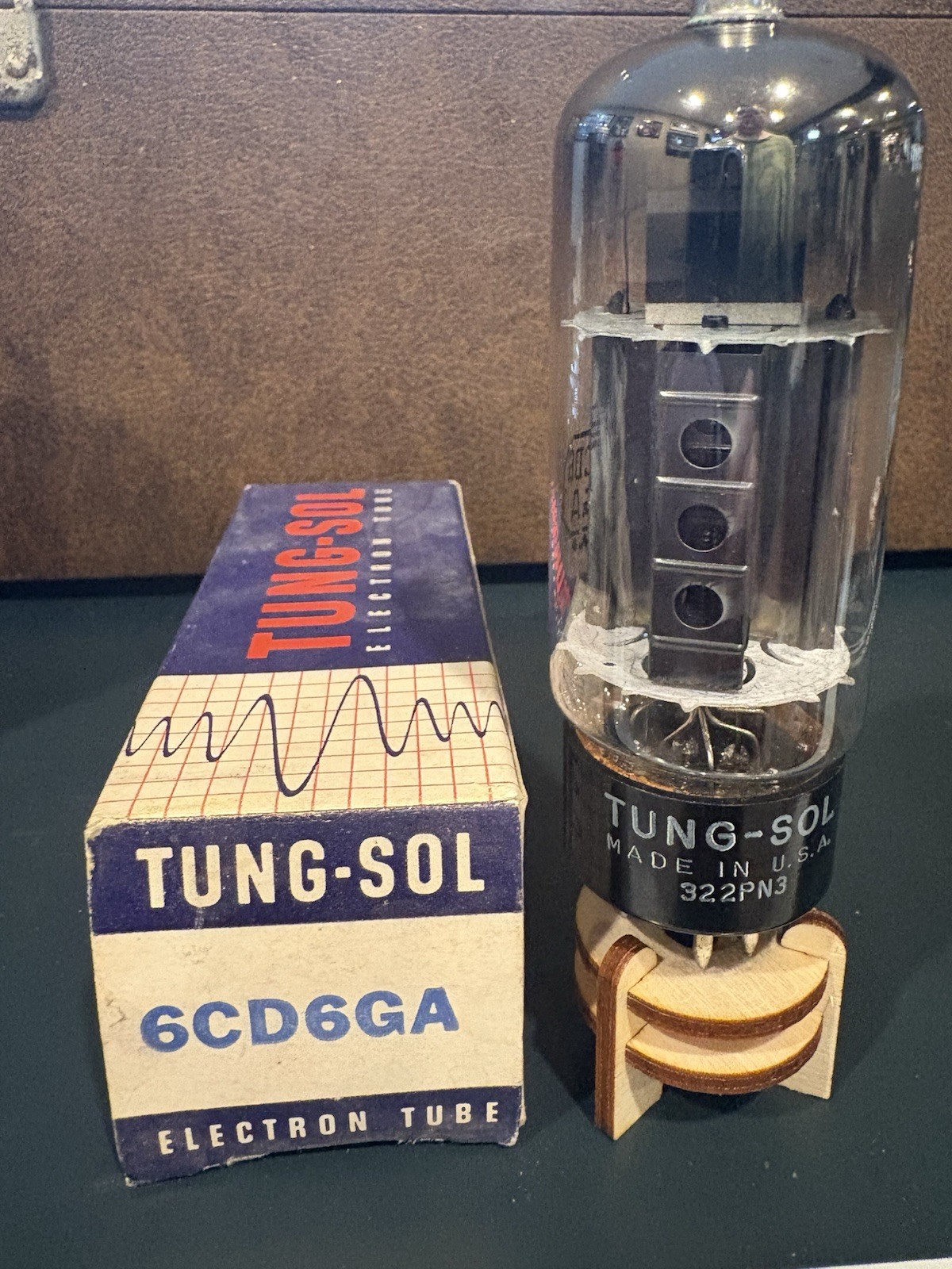 Tung-Sol 6CD6GA Black Plate Radio TV Audio Tube Hickok Tested NOS NIB ☀️