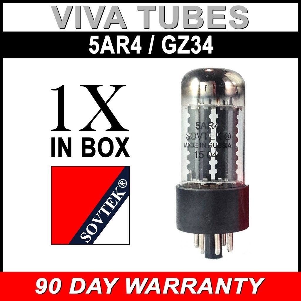 Brand New In Box Sovtek 5AR4 / GZ34 Vacuum Tube – Authorized Dealer FREE SHIP