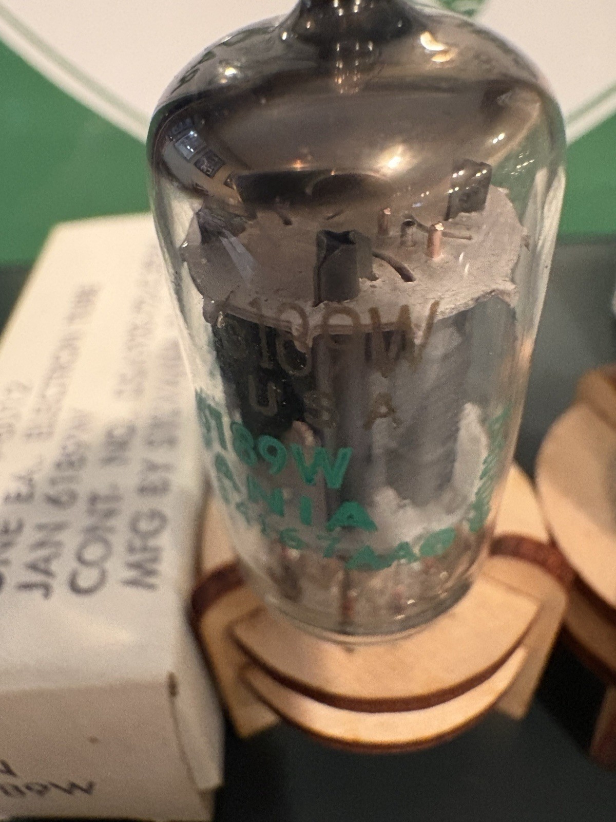 GAIN&GM MATCH PAIR 1972 SYLVANIA JAN 6189W 12AU7A Tubes TV7&MAXI TEST NOS NIB🔈