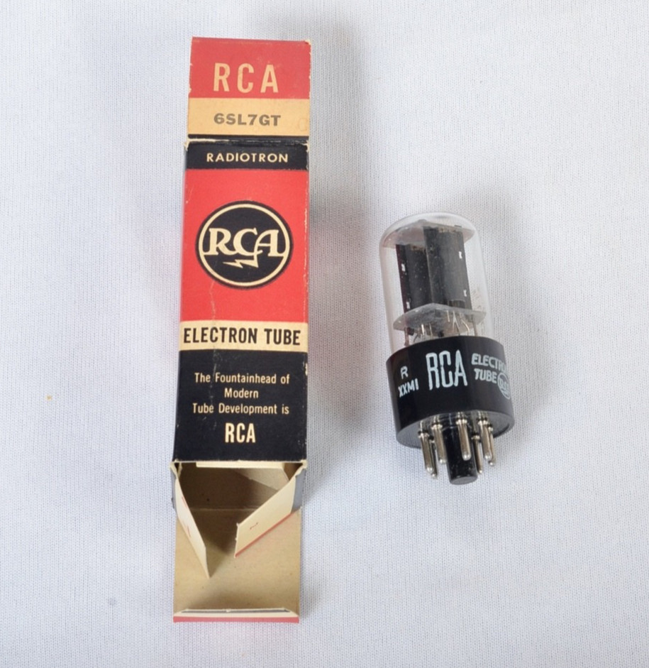 NOS RCA 6SL7GT Preamp Tube – New Old Stock – USA Made – Tests Strong
