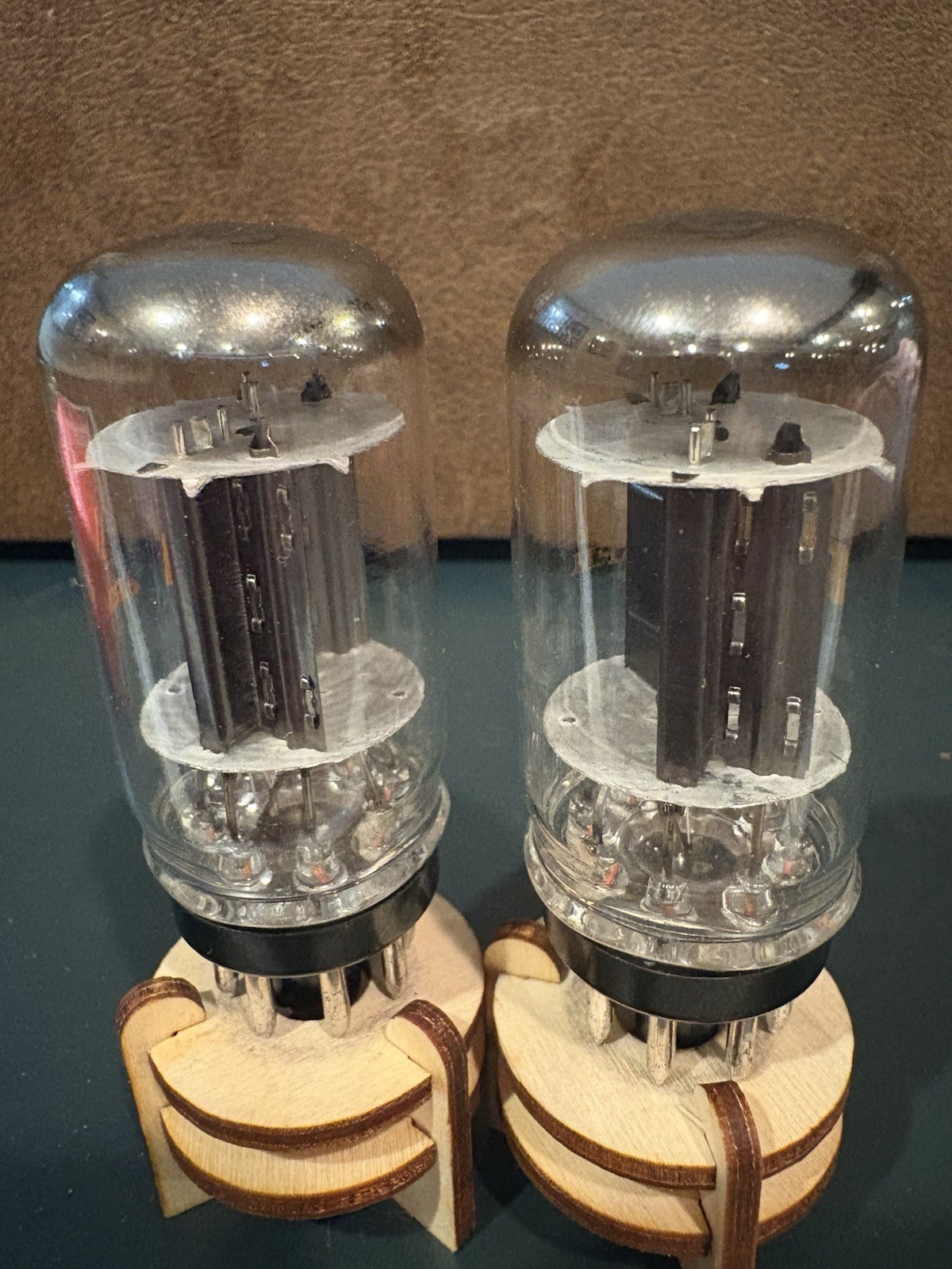 Match Pair Sylvania (RCA) 6SN7GTB Coin Black VPlate Tube TV7&Maxi Test NOS NIB🎶