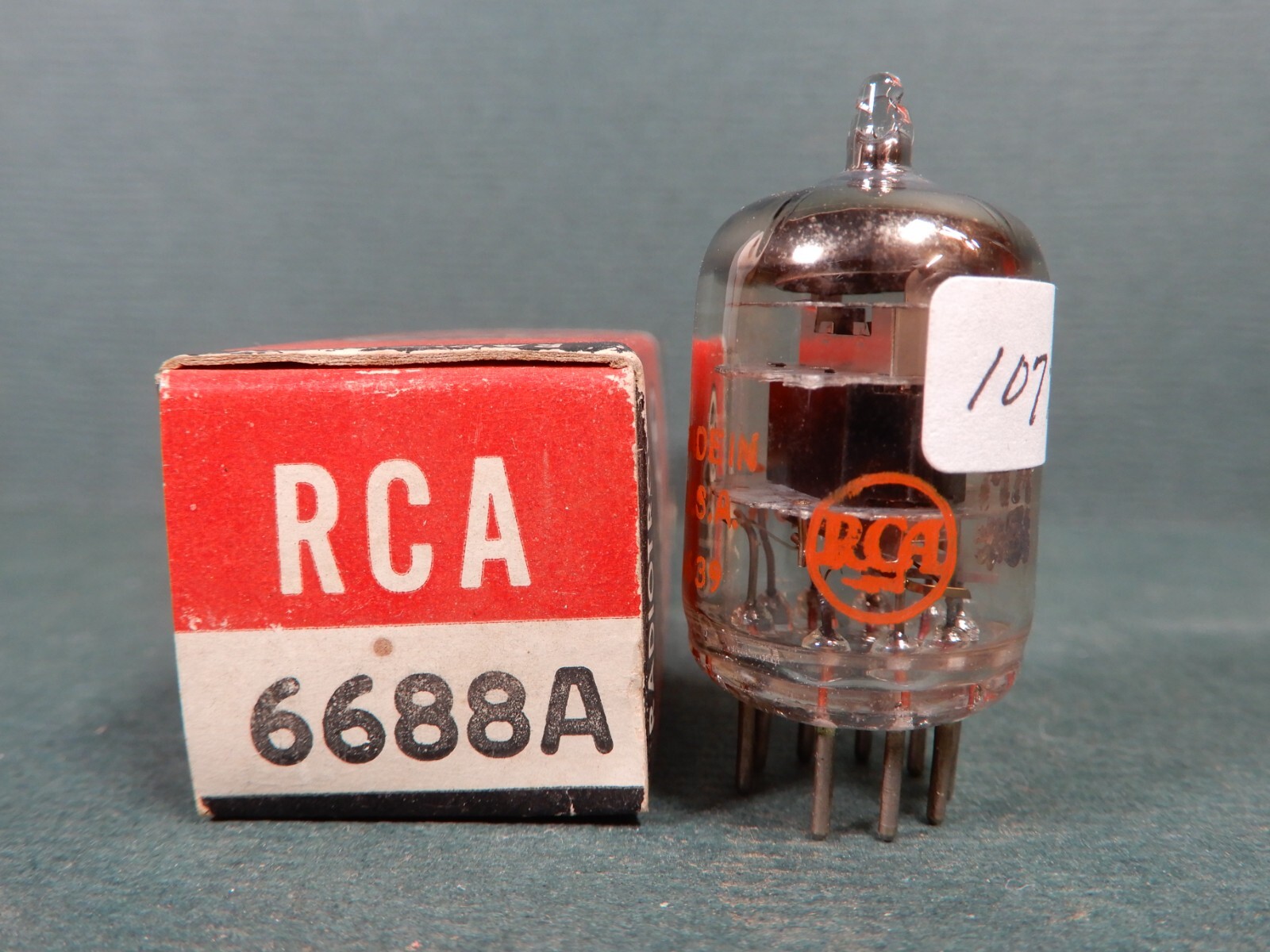 RCA 6688A Vacuum Tube Amplitrex Tested 107% Gm