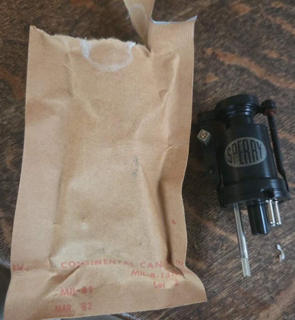 Vintage NOS Sperry Klystron Tube JAN-CS 2K25 Microwave Tube