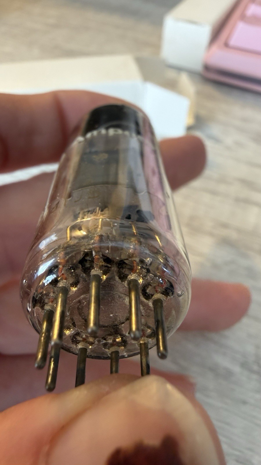 AMPEREX 7062 E180CC BUGLE BOY Treble Clef Heerlan Holland