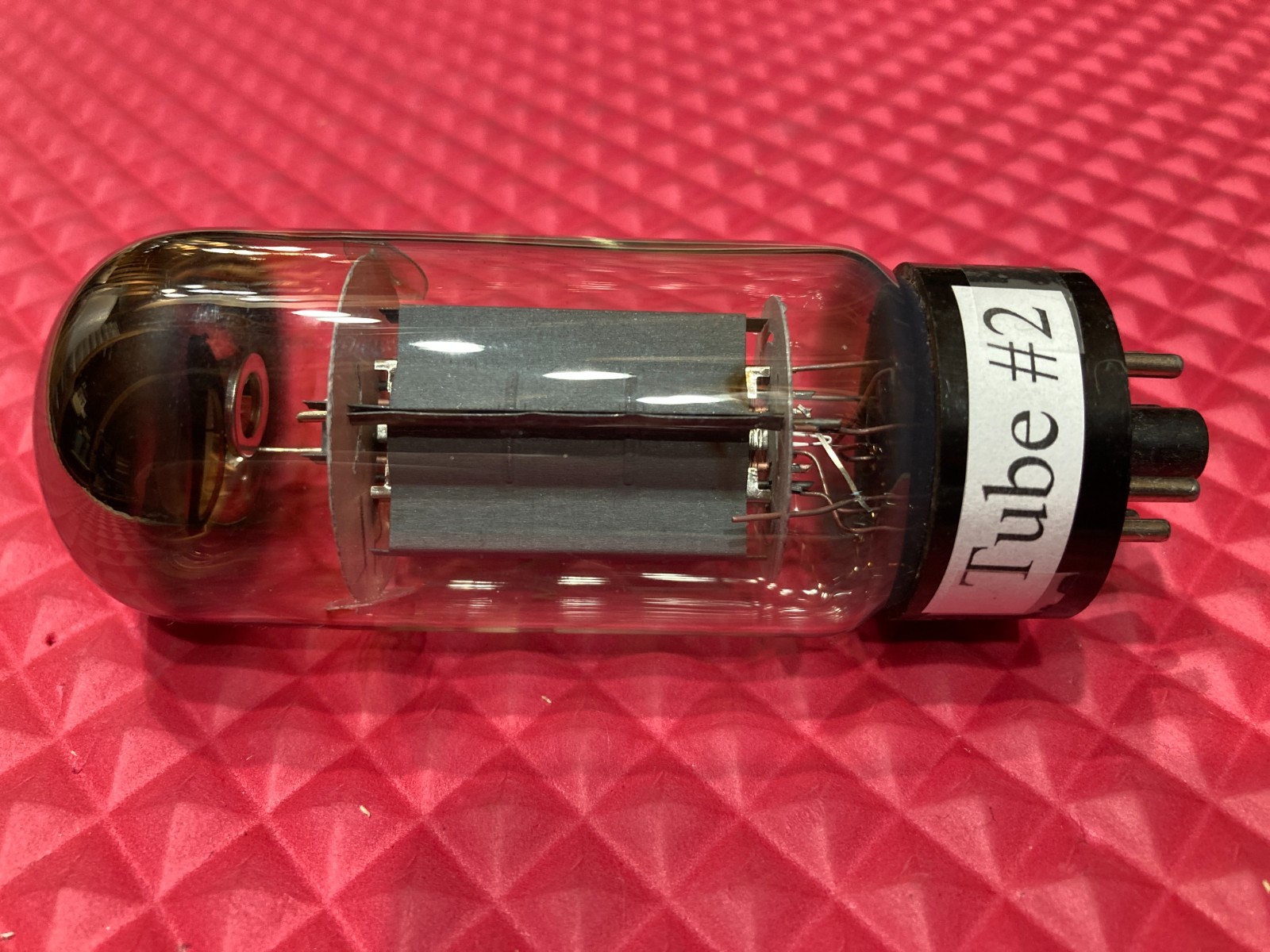 (1) RUBY 6L6 Vacuum Tube, used but tests strong!