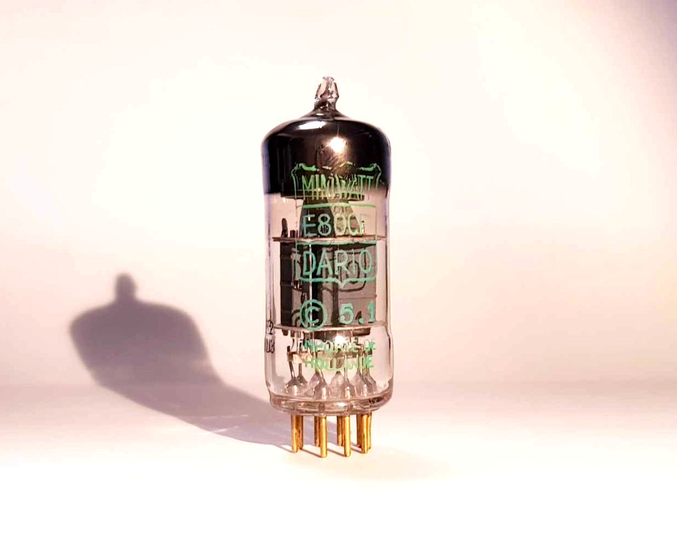 1 x E80CF TESTED DARIO MINIWATT Triode Pentode Gold Pin Tube 7643 ~6BL8 ECF80