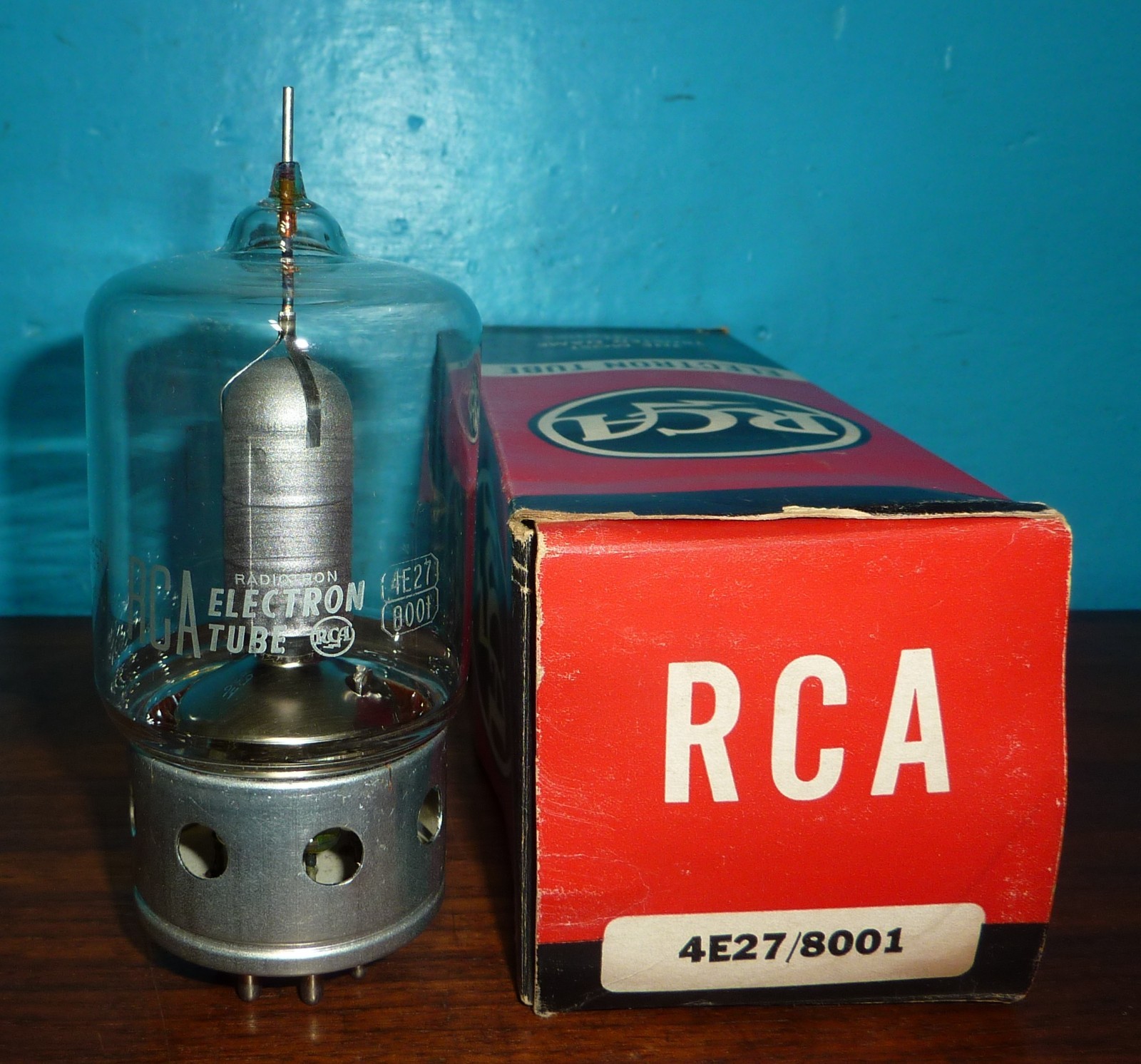 RCA 4E27 8001 Transmitter Tube NOS/NIB