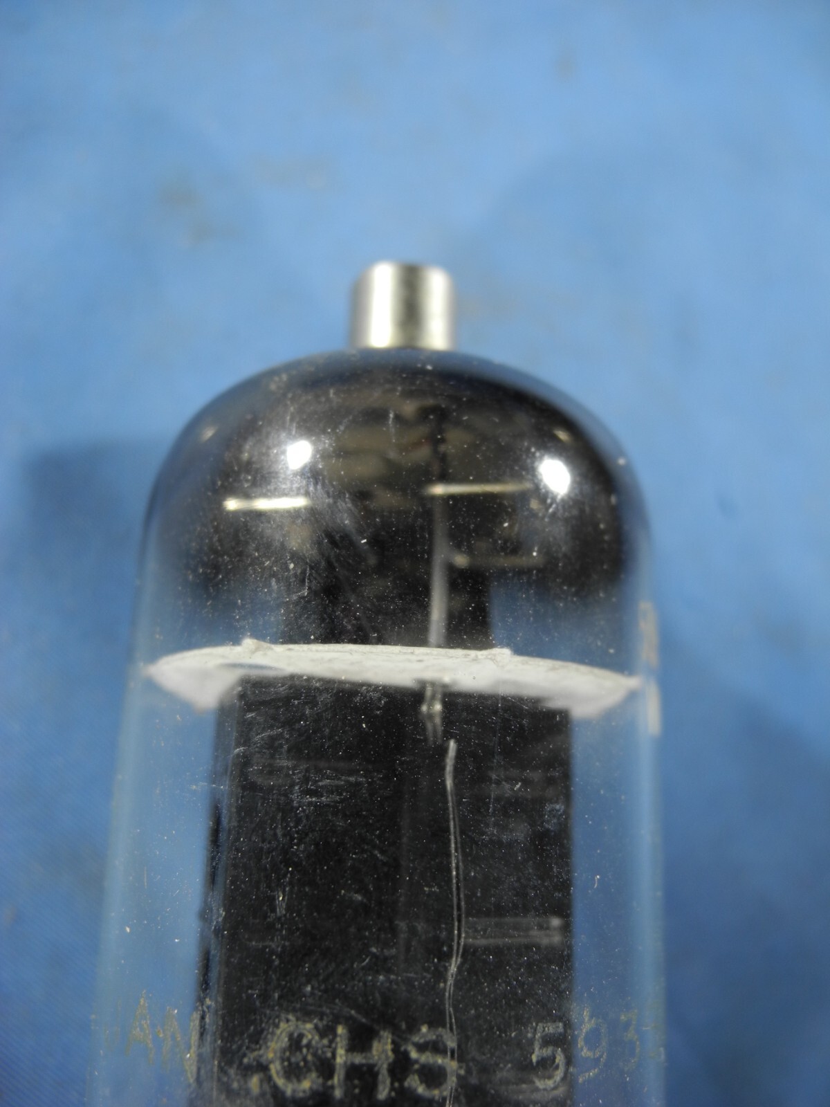 JAN-CHS- 5933 807W Sylvania Tube – Brown Base / Black Plate (TESTED W/ TV-7D/U)
