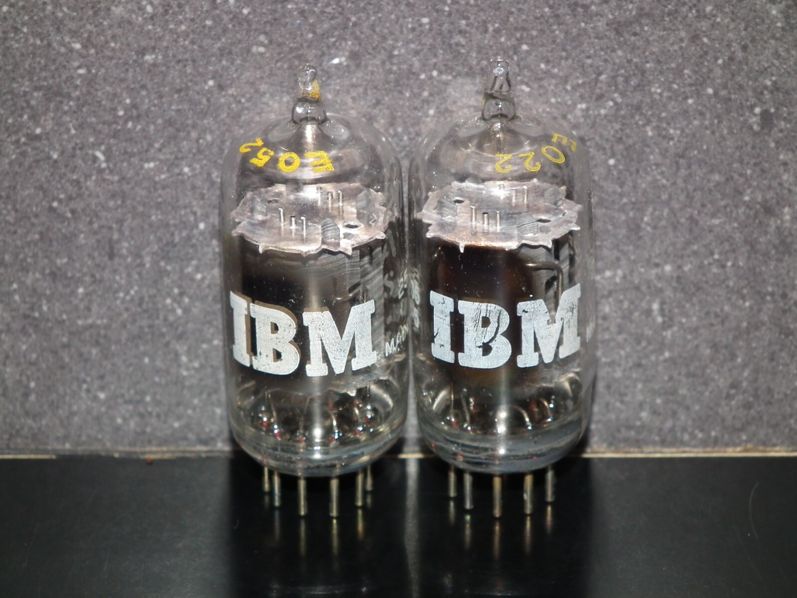 6211A GE IBM Platinum Matched Pair – Pullouts, tested NOS (~ECC82,12AU7,ECC802)