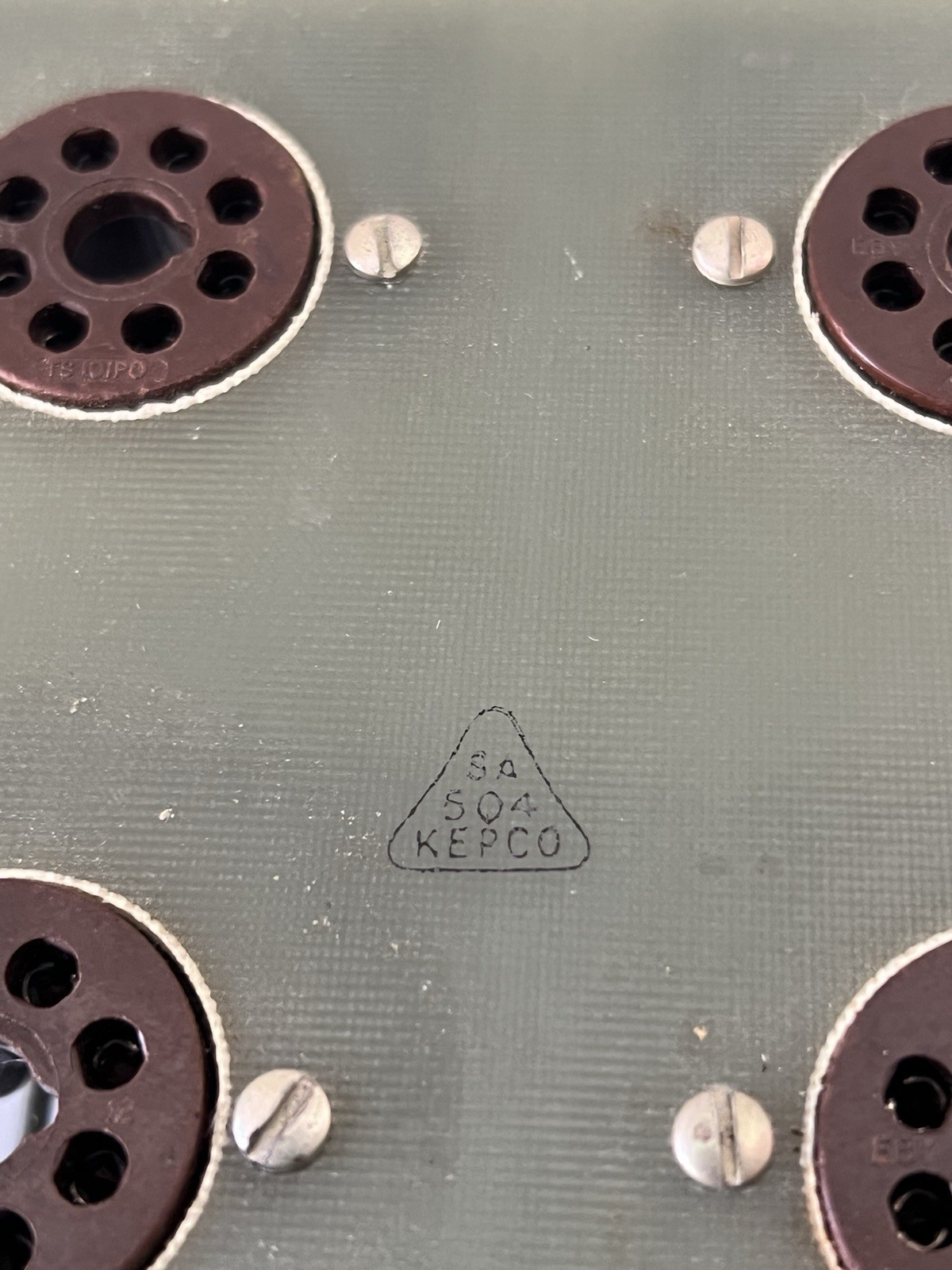 Kepco Model HB 2050 SA 504 Plug In Octal Electron Vacuum Tube Unit