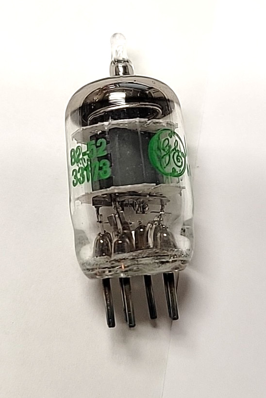 G.E. JAN 5654W Vacuum Tubes Military Grade Electron New Old Stock sleeve of 5pc