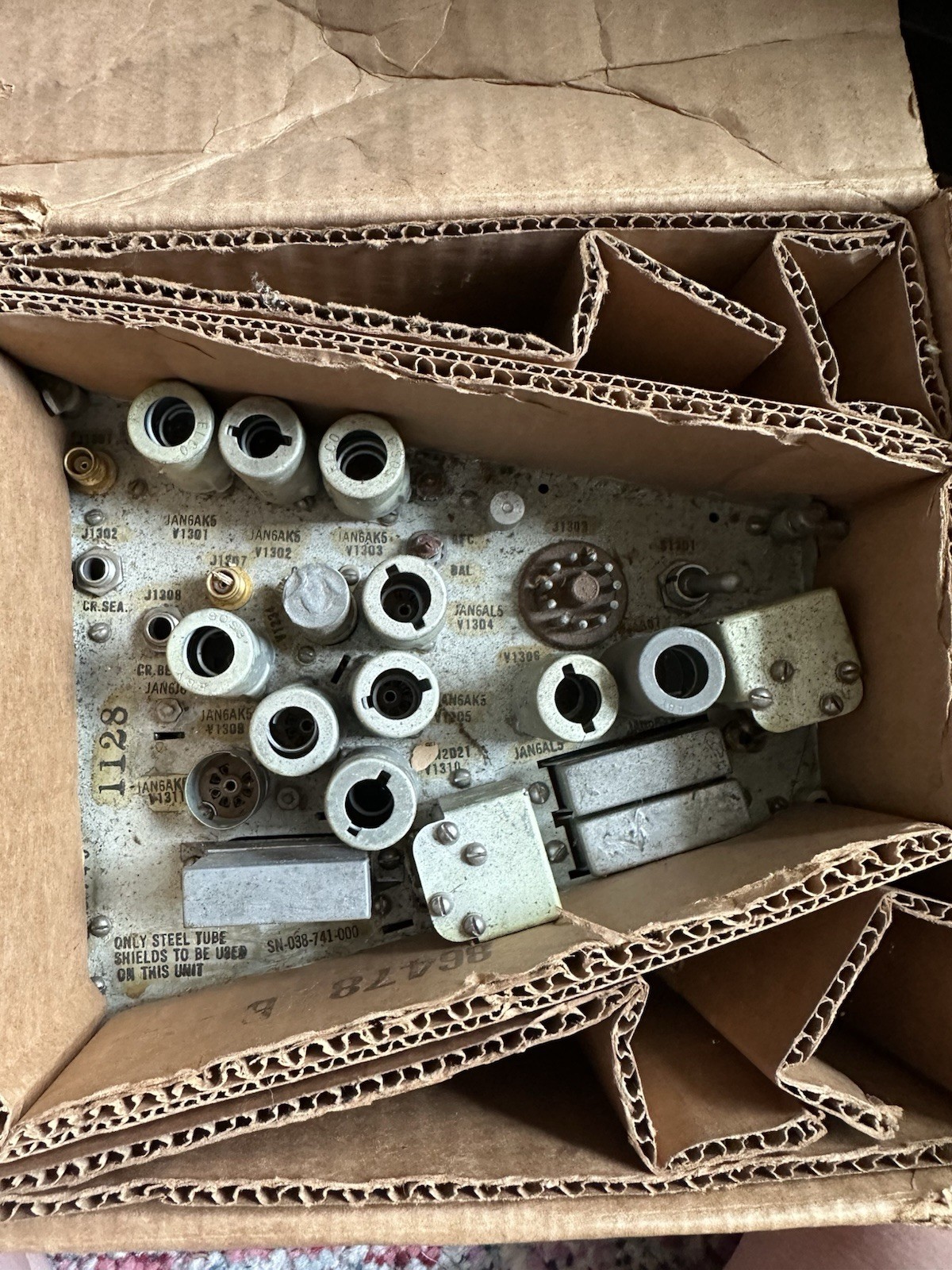 Western Electric GS-15854 BZG Unit Tube Communications Module Original 1955 Box
