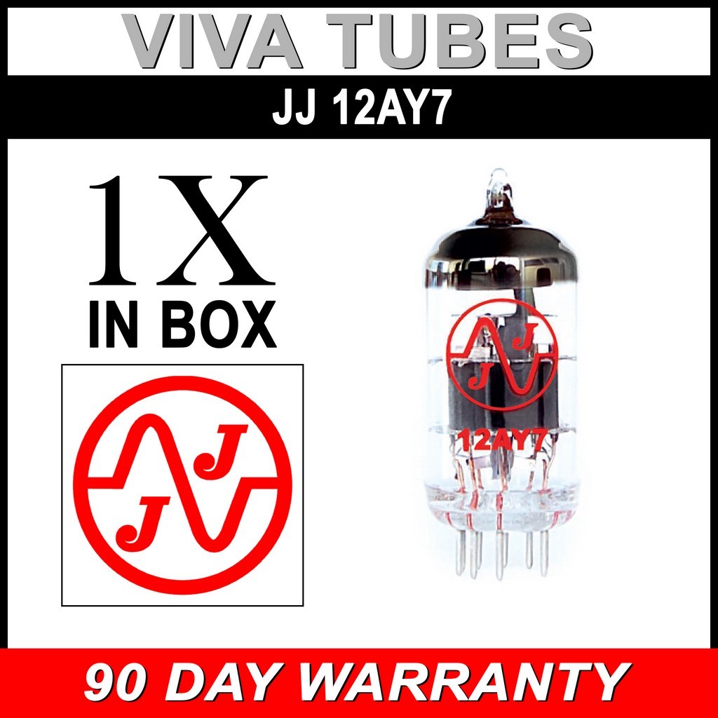 JJ 12AY7 / 6072A Gain Tested Vacuum Tube – Brand New