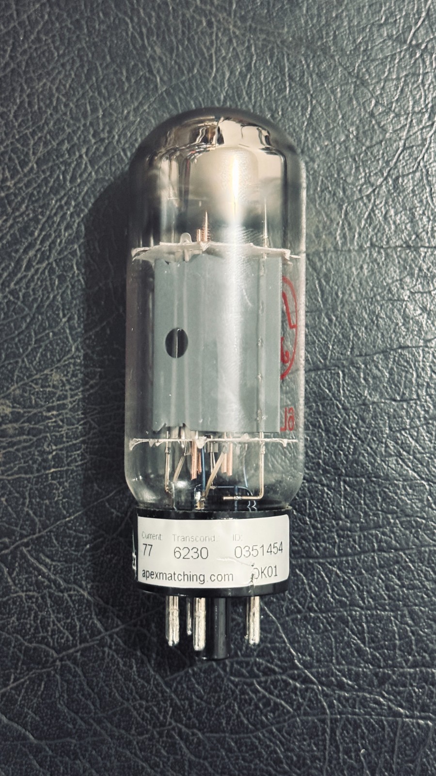 JJ Electronic EL34 Power Tube Apex Matched Quad 2010s – Clear Glass / Black Base