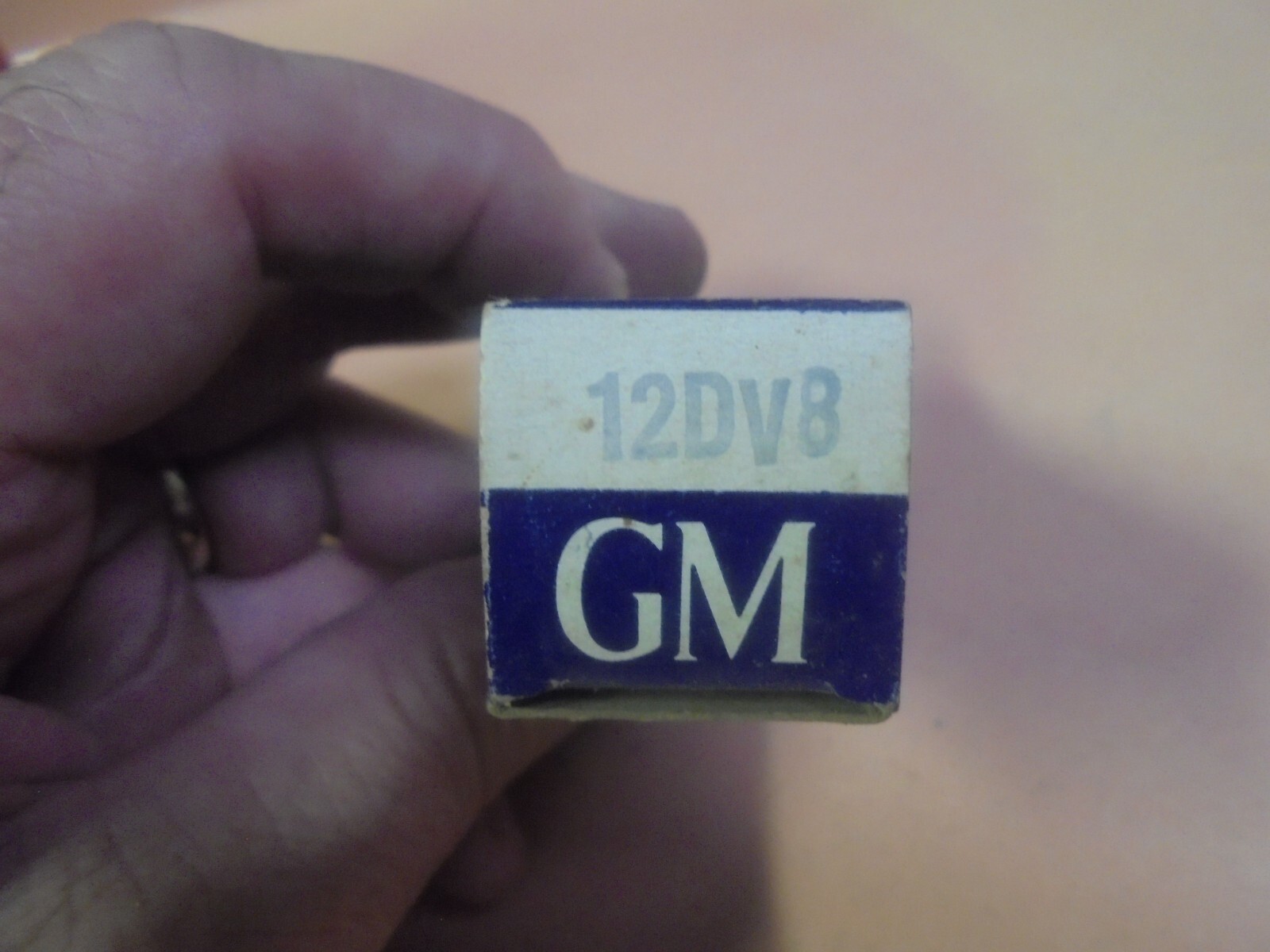 Vintage NOS new old stock GM General Motors Delco Radio tube 12DV8