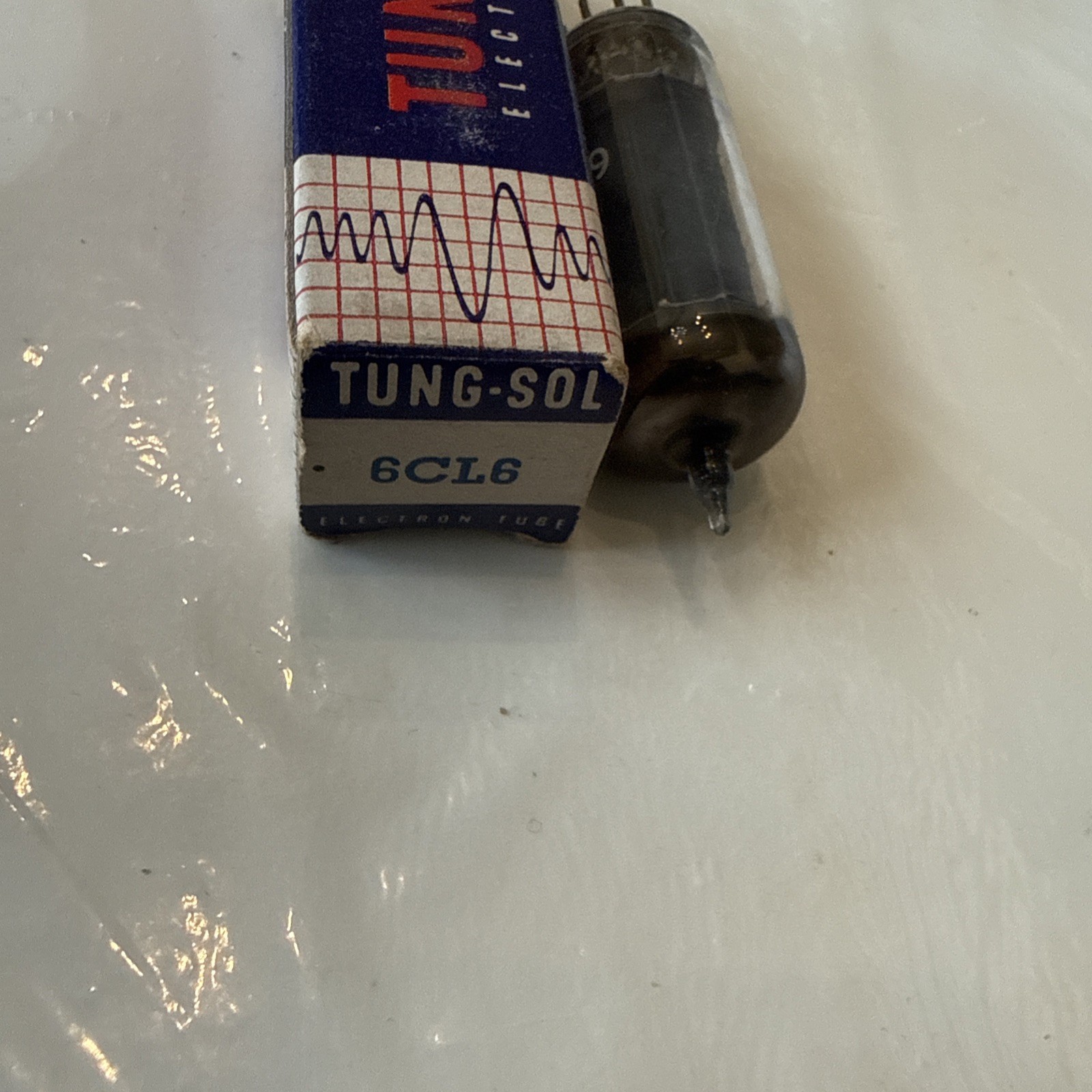 Lot Of 4: GE (2) & Tung-sol (2) 6197 / 6CL6 Vacuum Tubes NOS Tu6