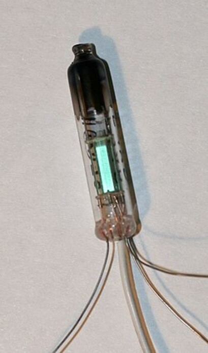 Rare! 1E4A-V ( 1Е4А-В ) 1E4A VFD NIXIE Tube Magic Stripe Exclamation MELZ NOS