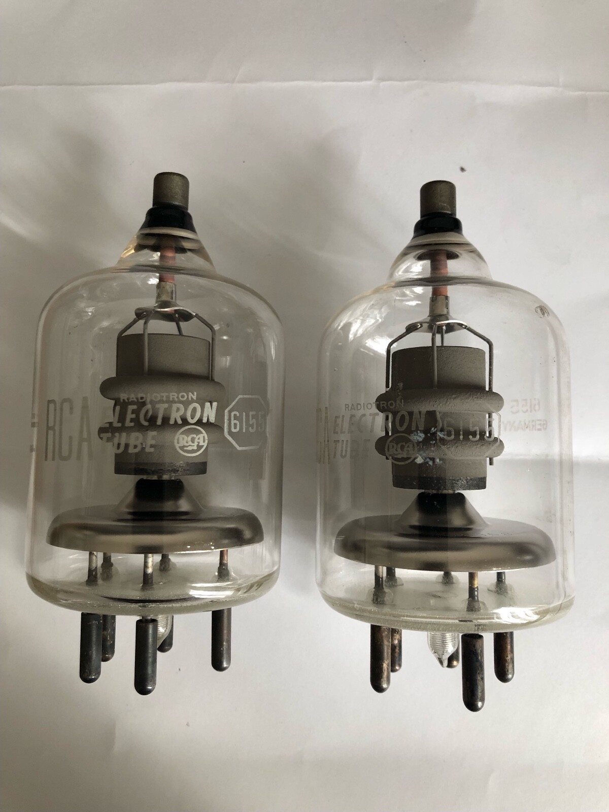 One Matched Pair 6155 / 4-125A Transmitting Tubes, Eimac, New Tubes