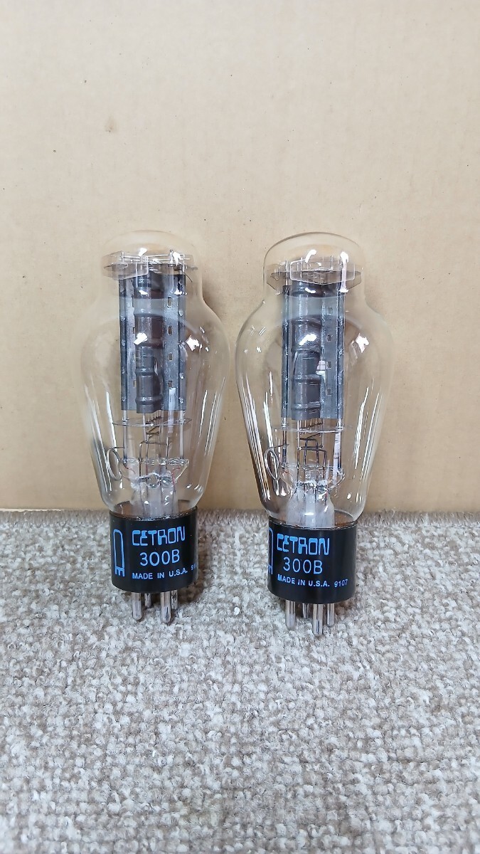 CETRON 300B Vacuum Tube Pair Working Tested JP