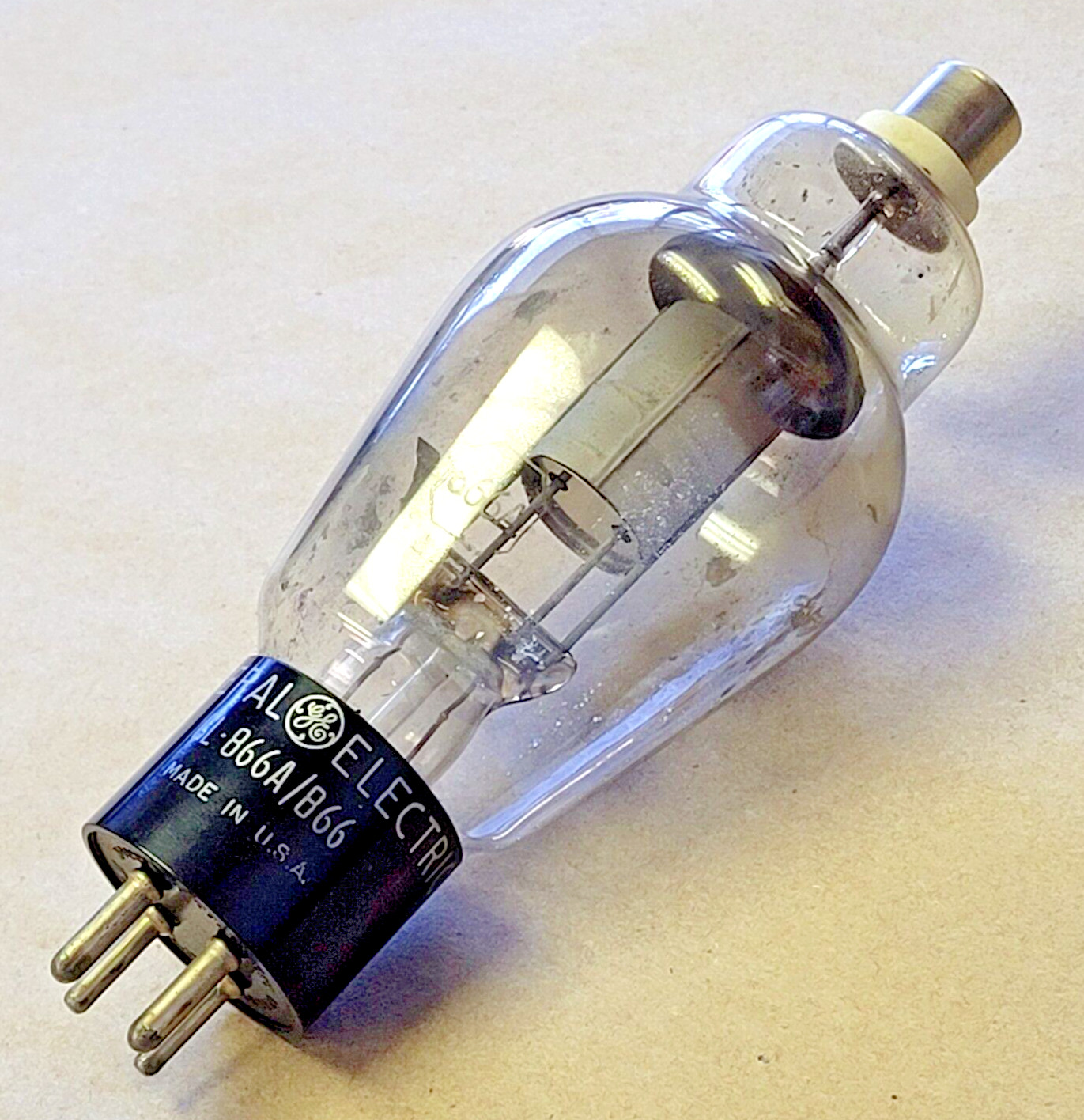 GE GENERAL ELECTRIC GL-866A/866 TUBE, 1 PC.