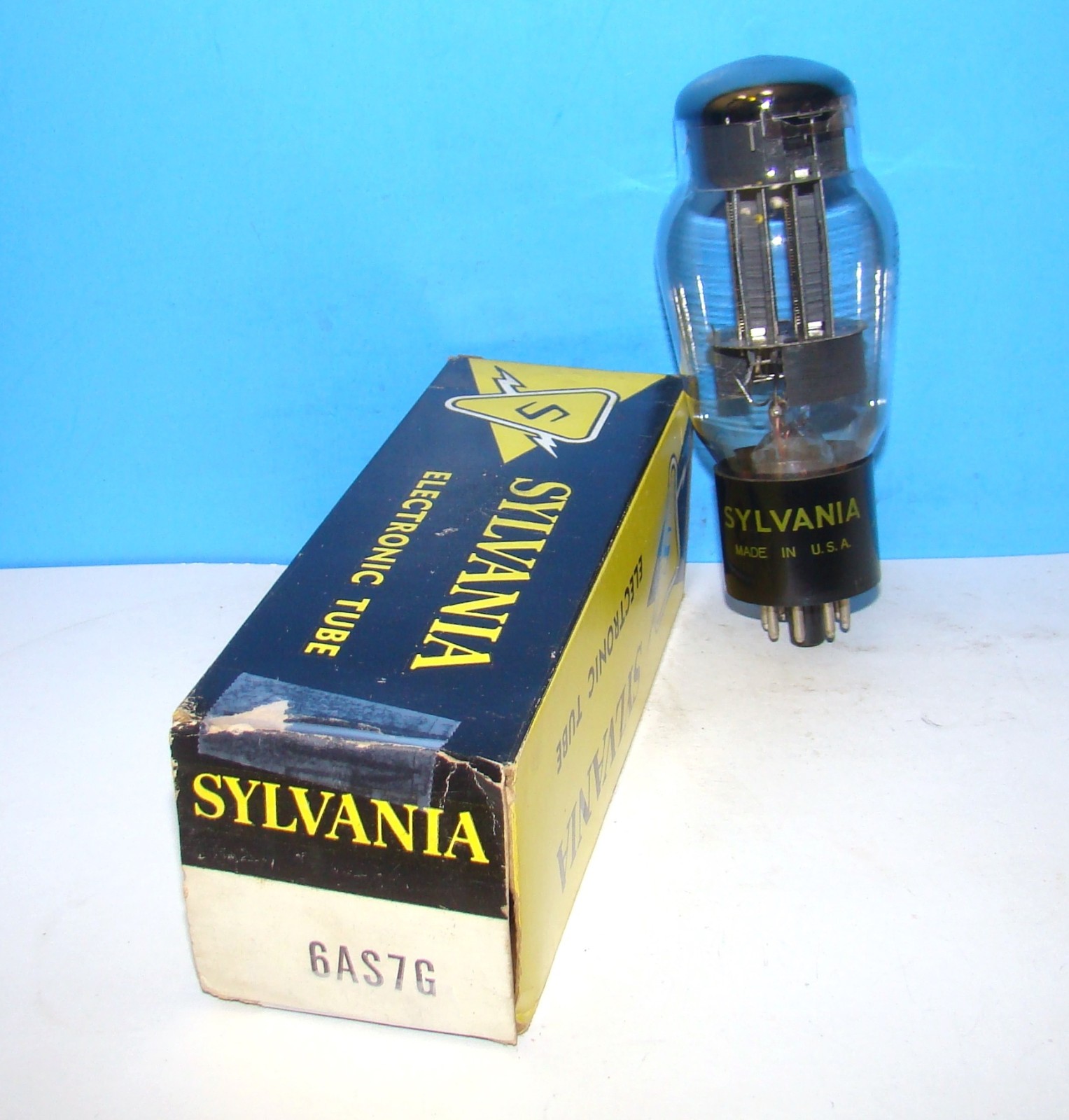 No type 6AS7G NOS Sylvania amplifier audio radio vintage tube valve ST 6AS7 6080