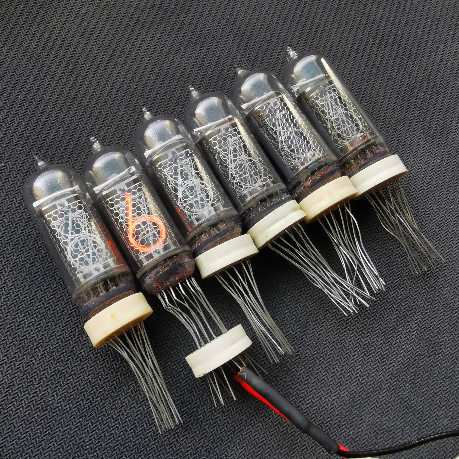 6pcs IN-14 IN14 ИН-14 NIXIE TUBES tested NEW for DIY NIXIE CLOCK soviet NOS