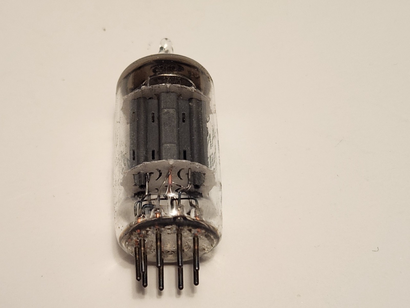 JAN Philips ECG Ridge Plate 6189W/12AU7A Tube Maxi Tested