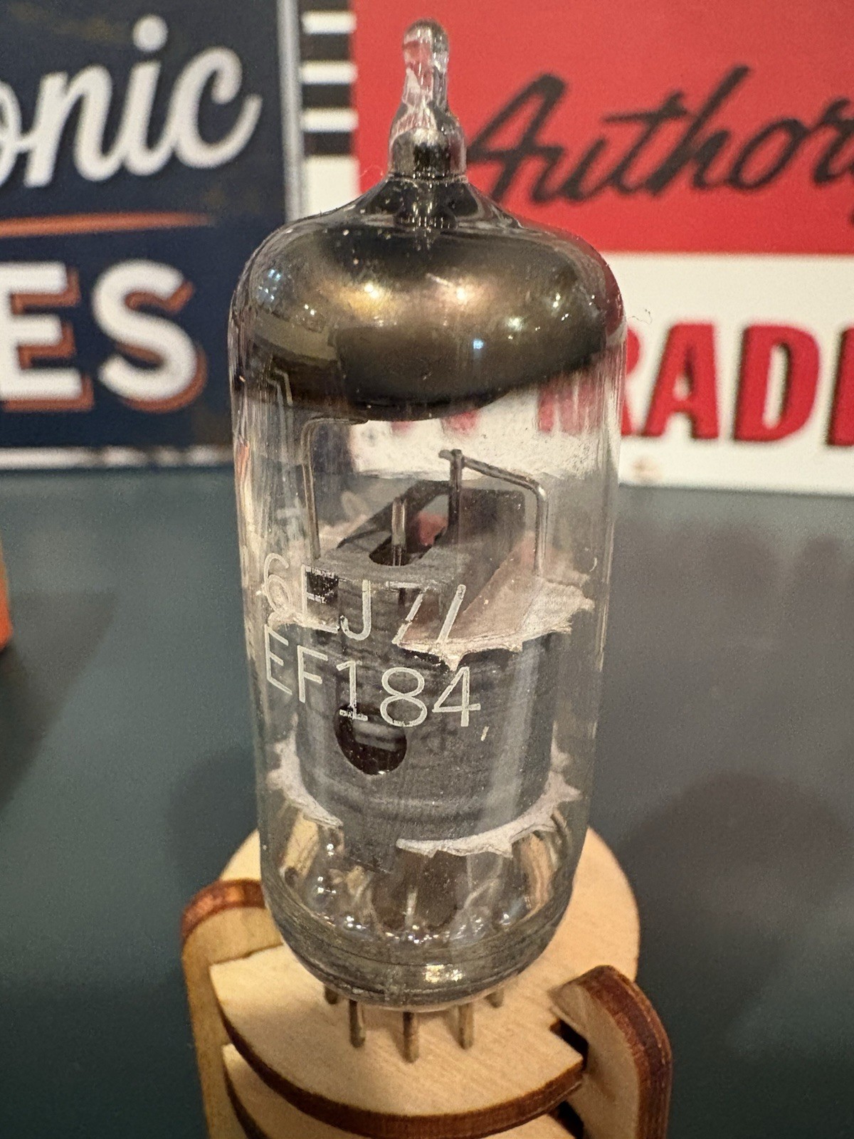 Sleeve Of 5 GE 6EJ7 EF184 Vacuum Tubes HICKOK Tested NOS NIB. Same 1972 Dates 🧱