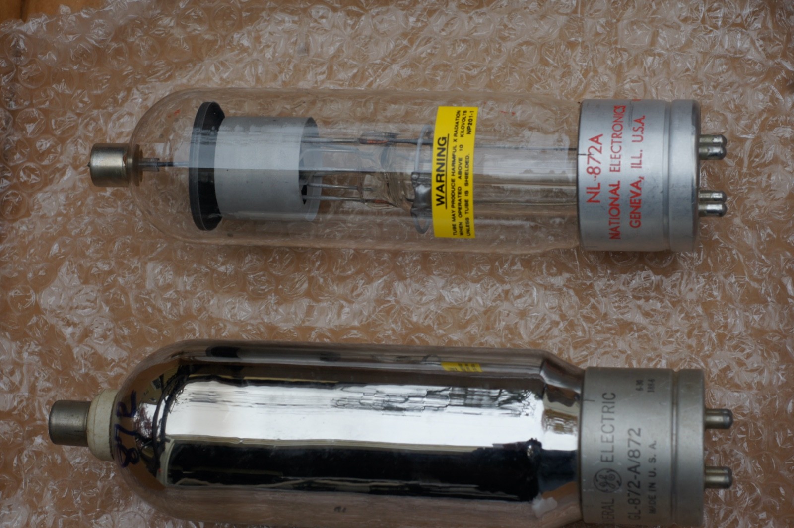 HUGE Lot of Vintage Vacuum Tubes Various Brands Radio/TV Industrial. See Below