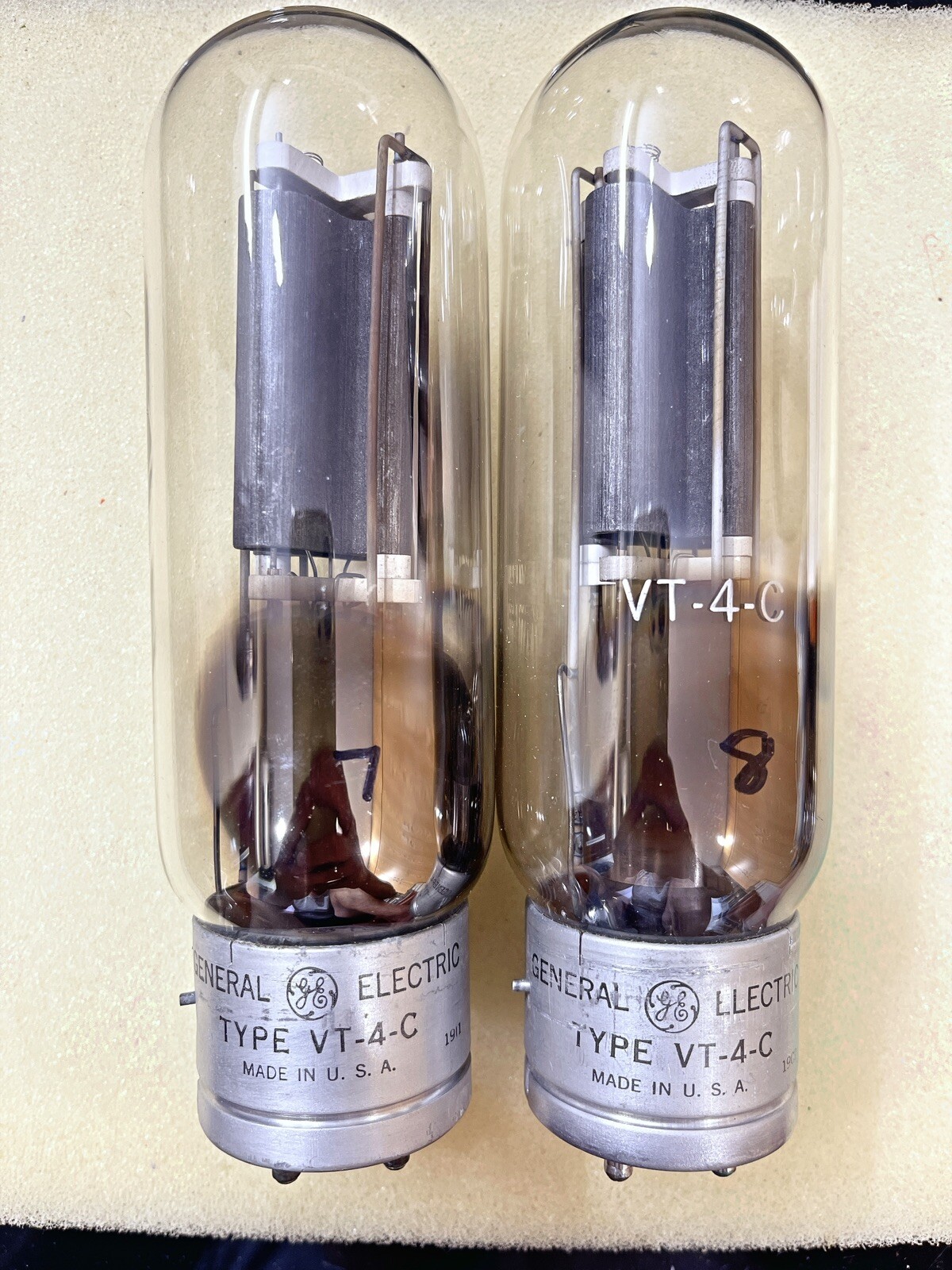 GE VT-4-C 211 NOS Tested Matched Pair