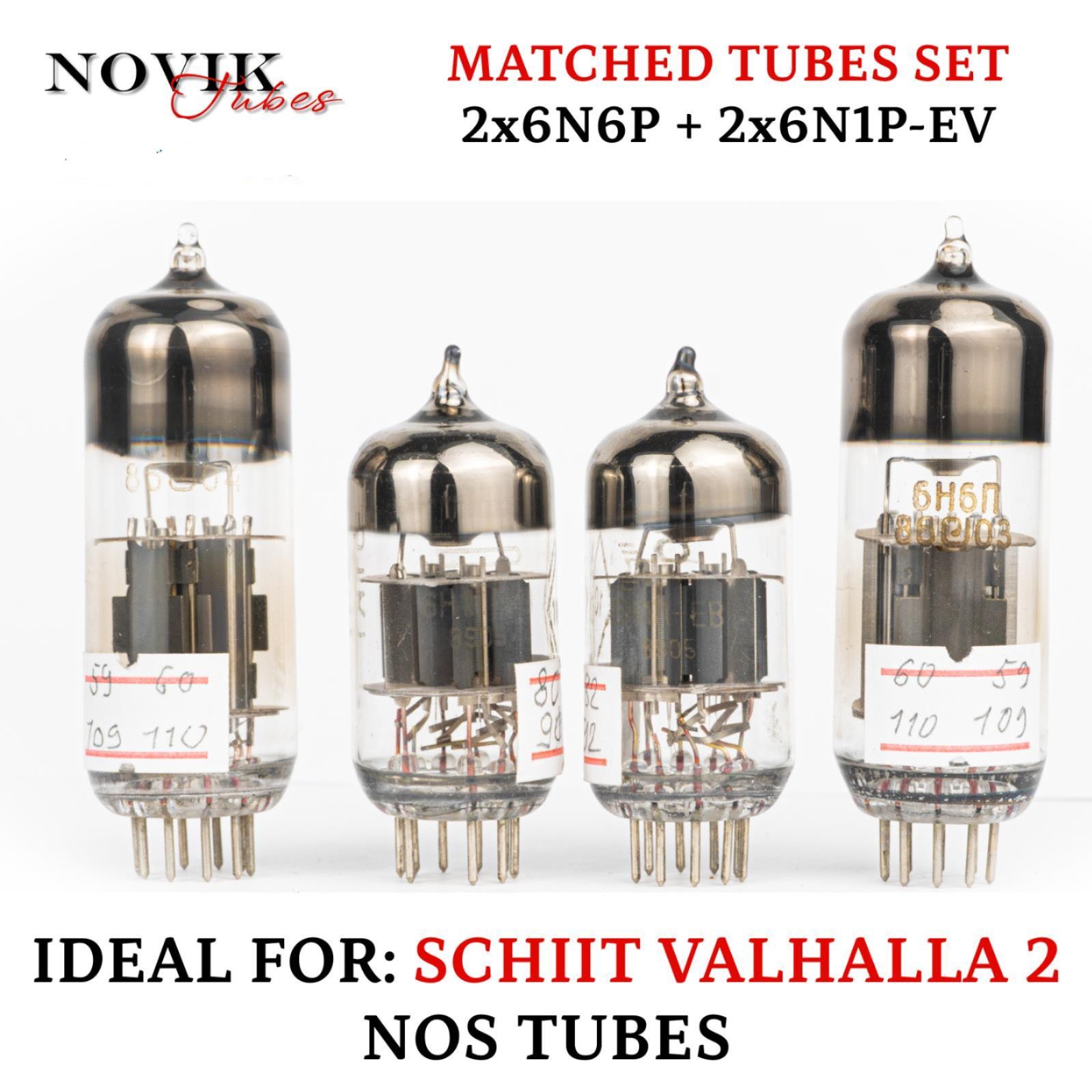 UPGRADE FOR SCHIIT VALHALLA 2 6N6P 6N1 P-EV MATCHED Super SET TUBE