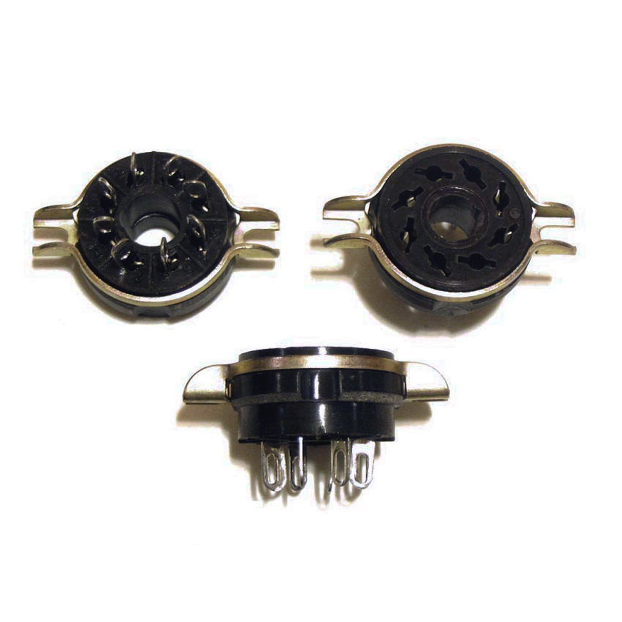 8 pcs 8pin Octal Tube Socket Bakelite USSR 6N8S EL34 5881 6L6 6SN7 KT88 PL8-2P