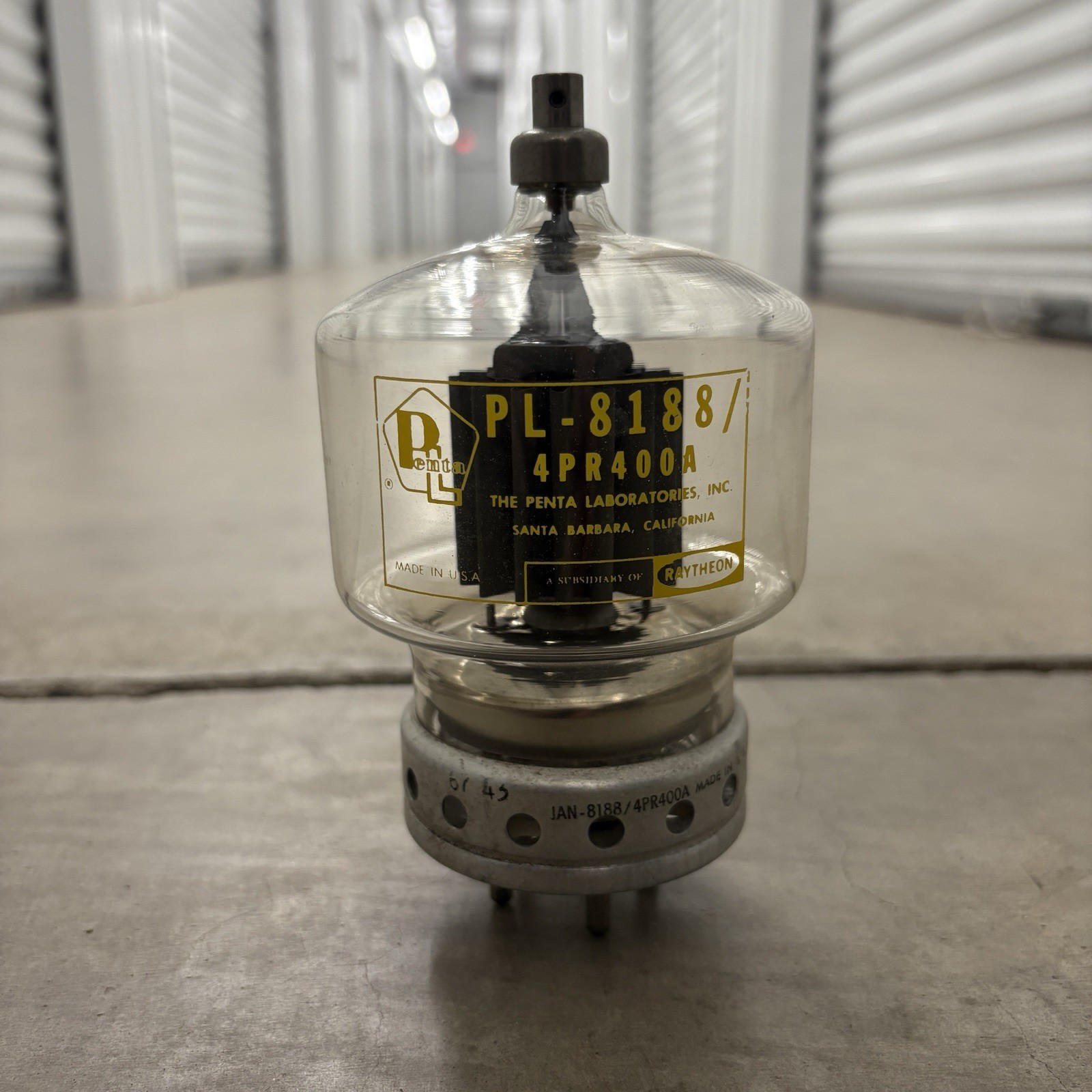 Vintage Penta Labs PL-4-400A Vacuum Tube 4-400A / Rare Ham Workshop Find
