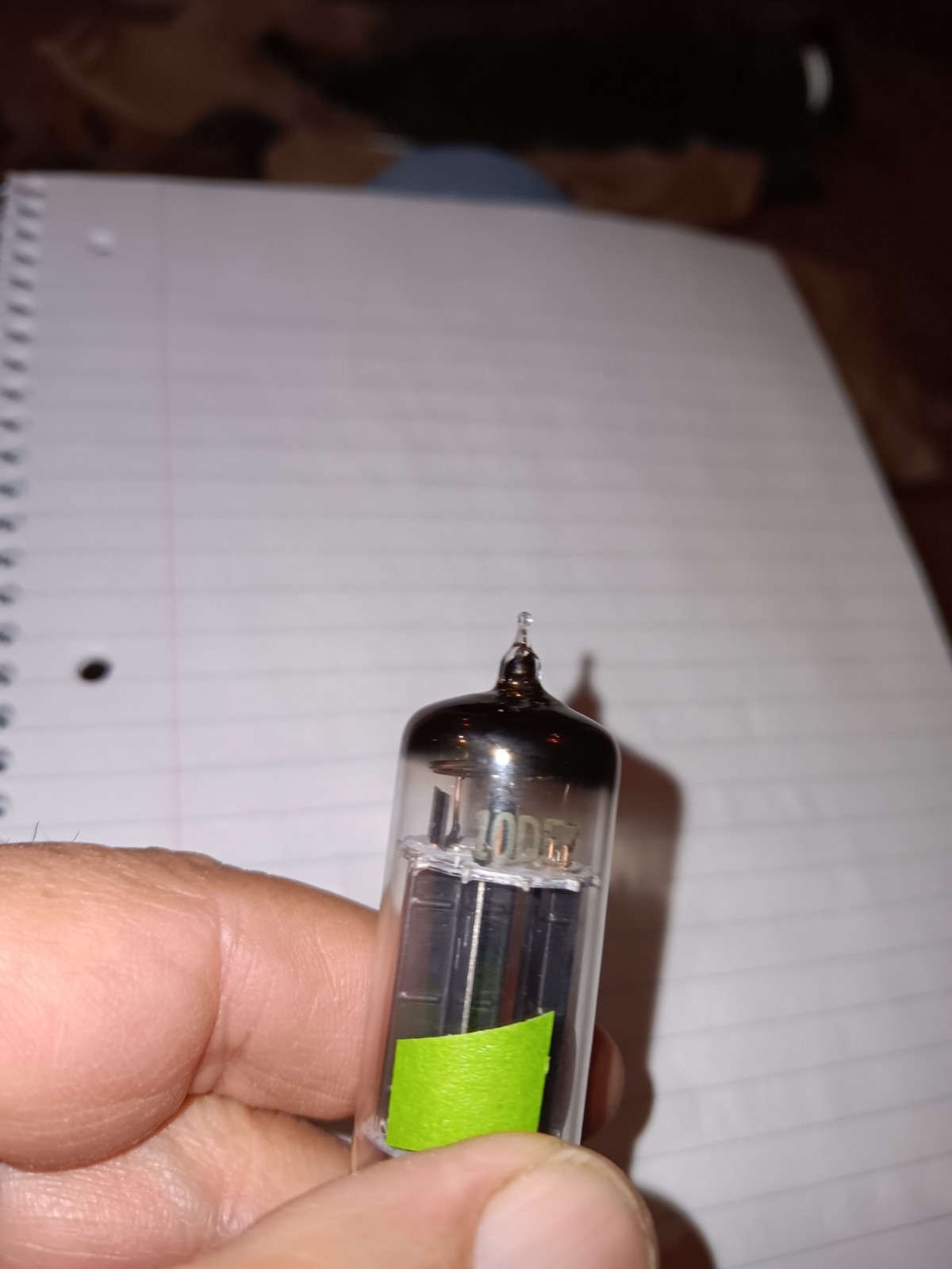 10DE7 radio audio vintage electron amplifier vacuum tube valve. Tested Good